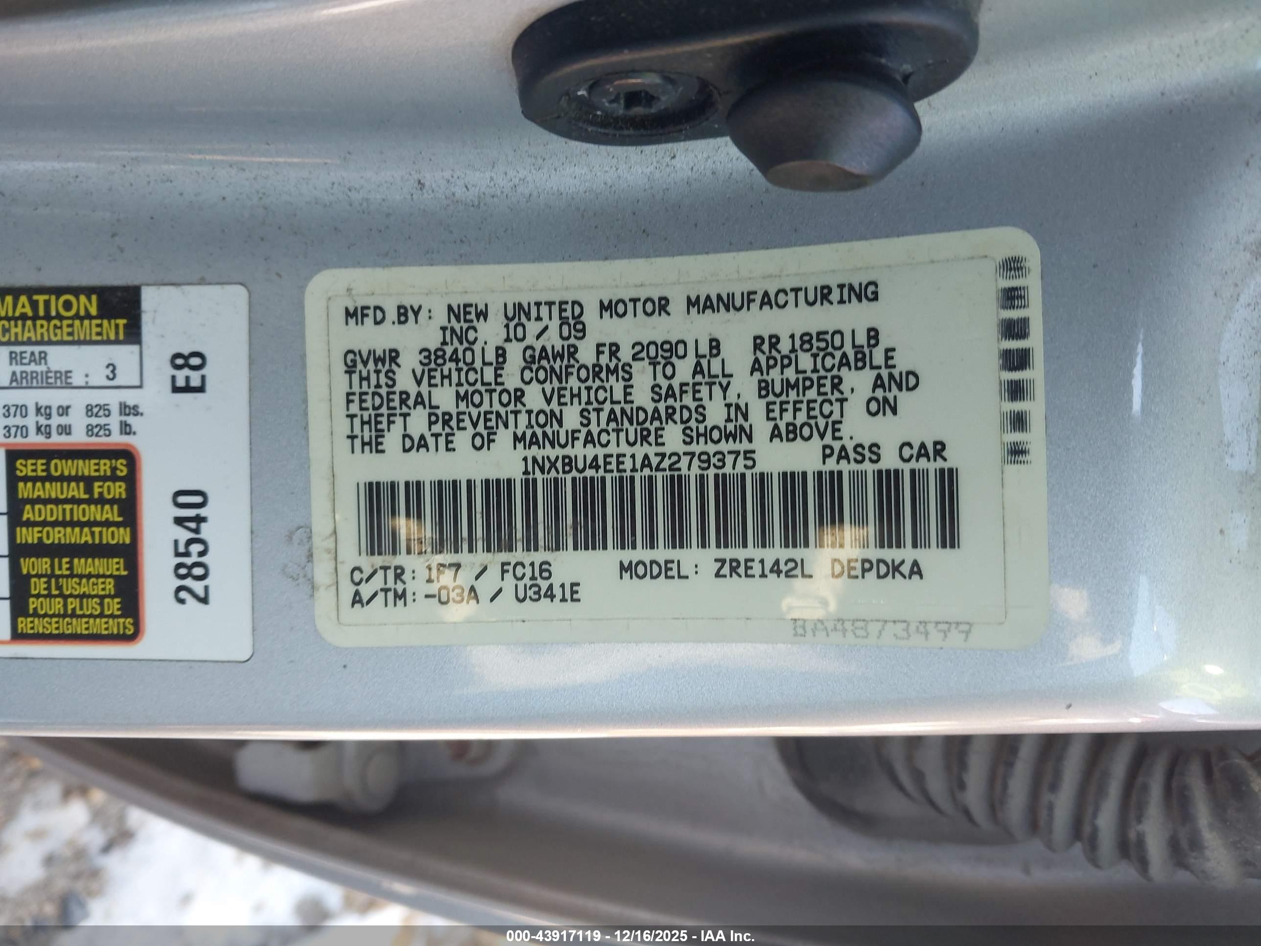 TOYOTA COROLLA image 9