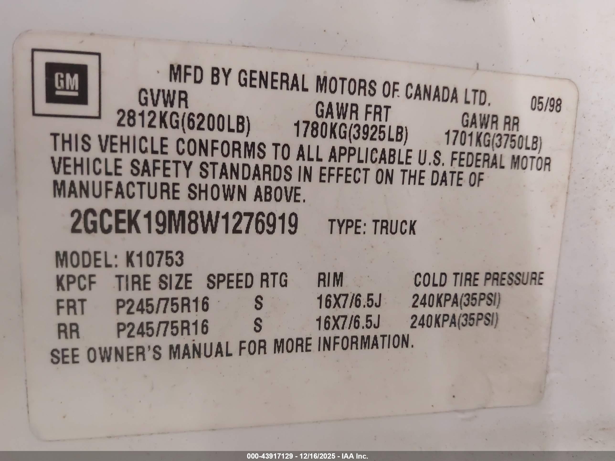 CHEVROLET K1500 image 9