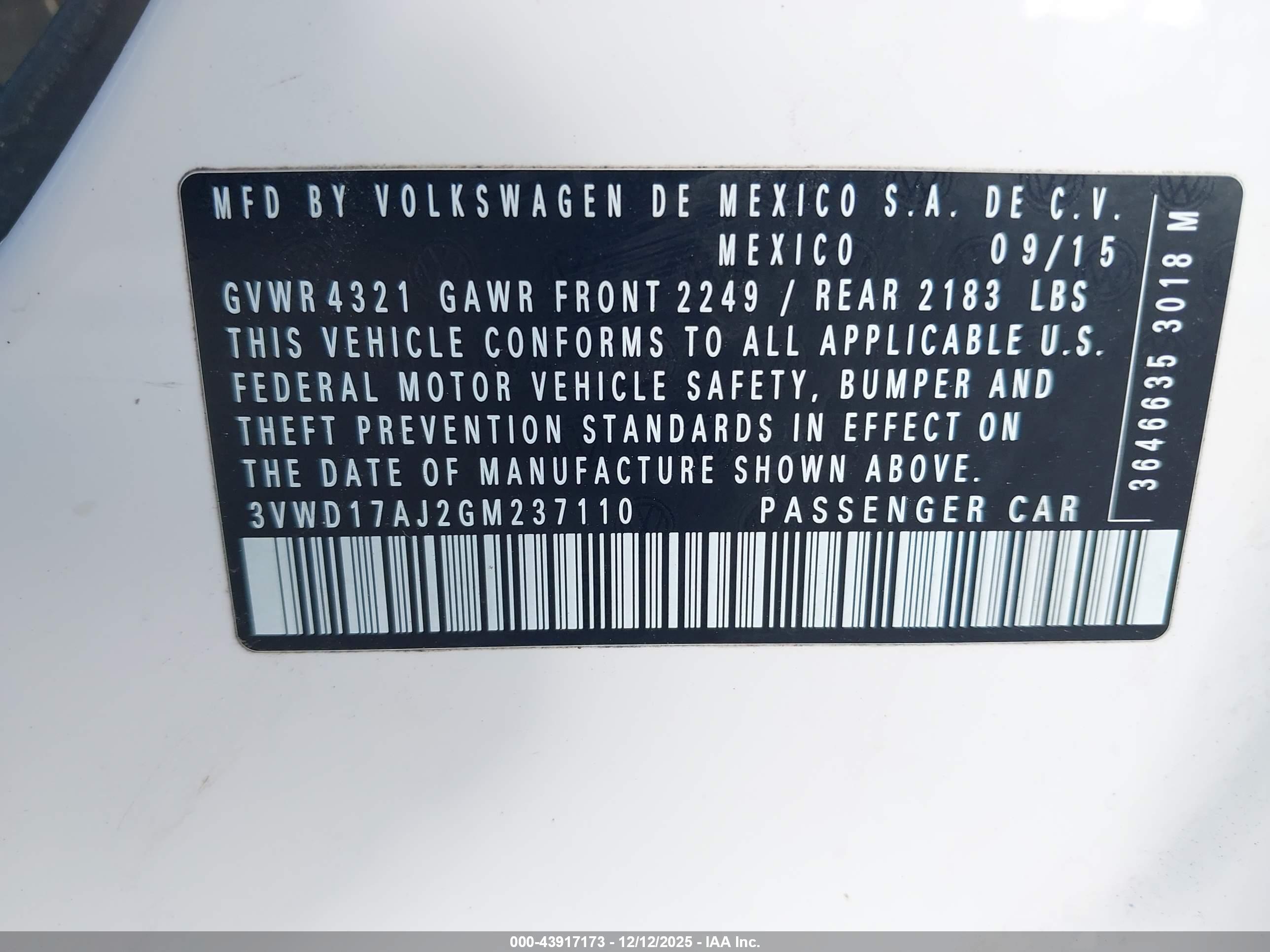 VOLKSWAGEN JETTA image 9
