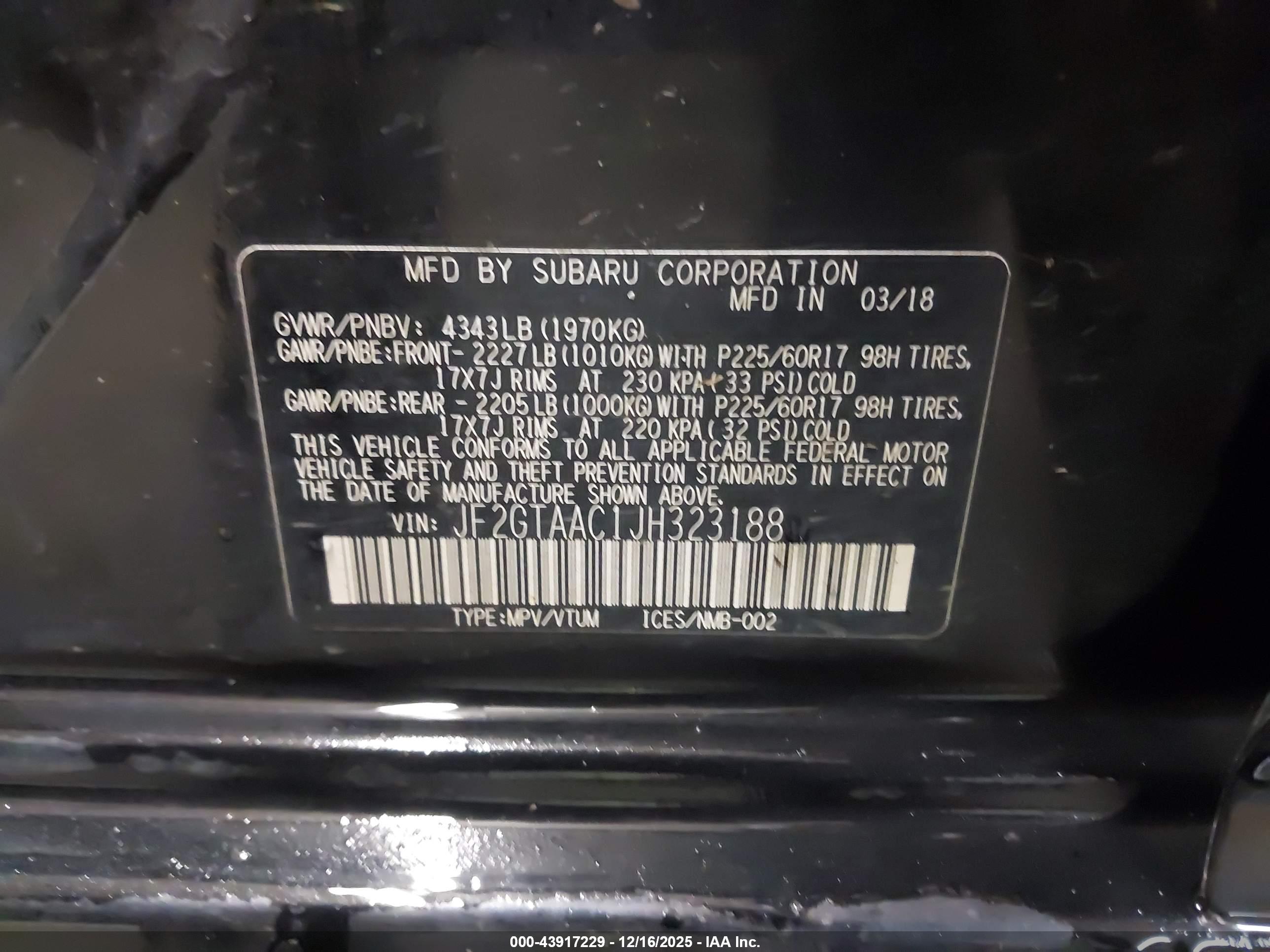 SUBARU CROSSTREK image 9