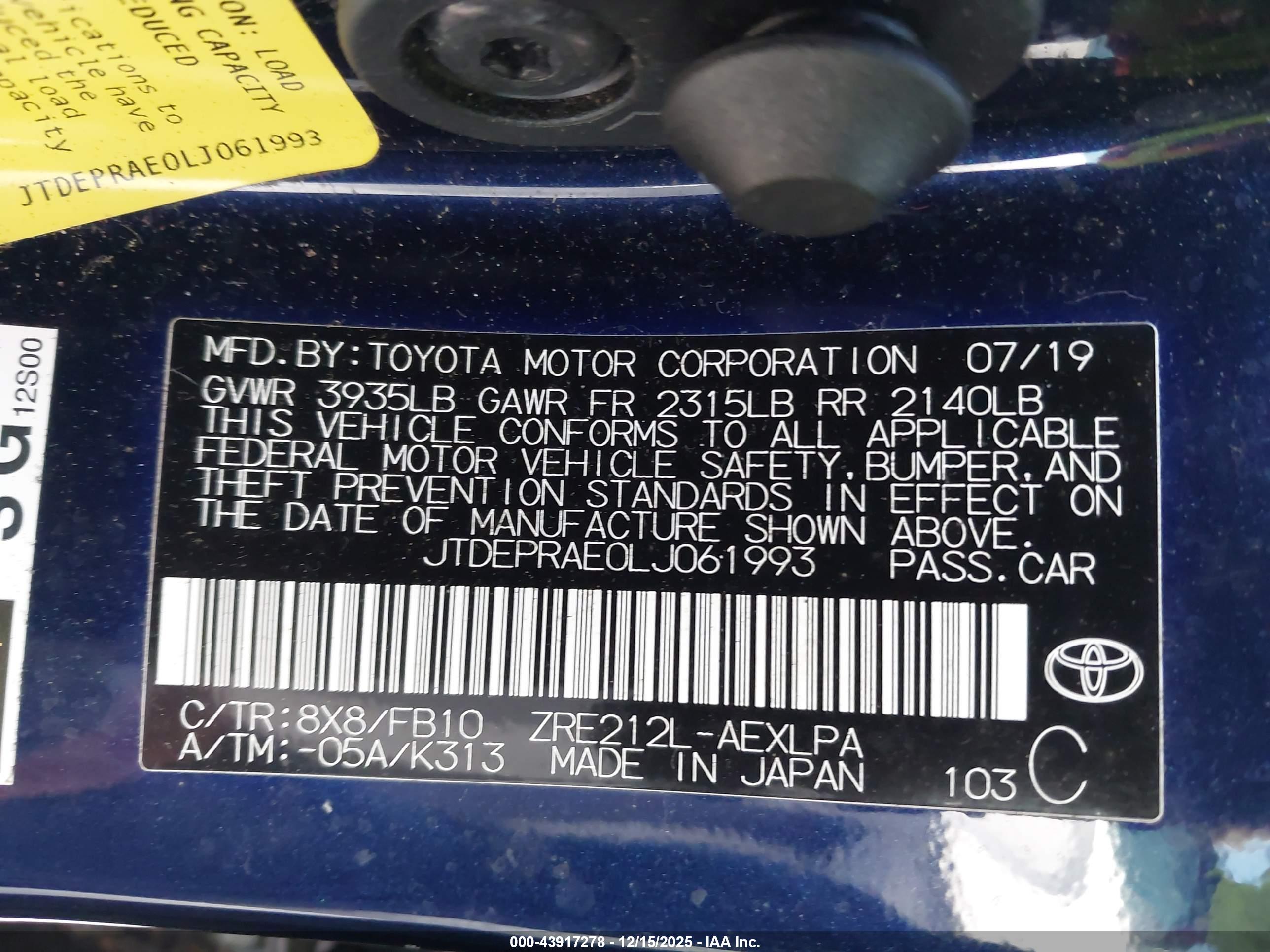 TOYOTA COROLLA image 9