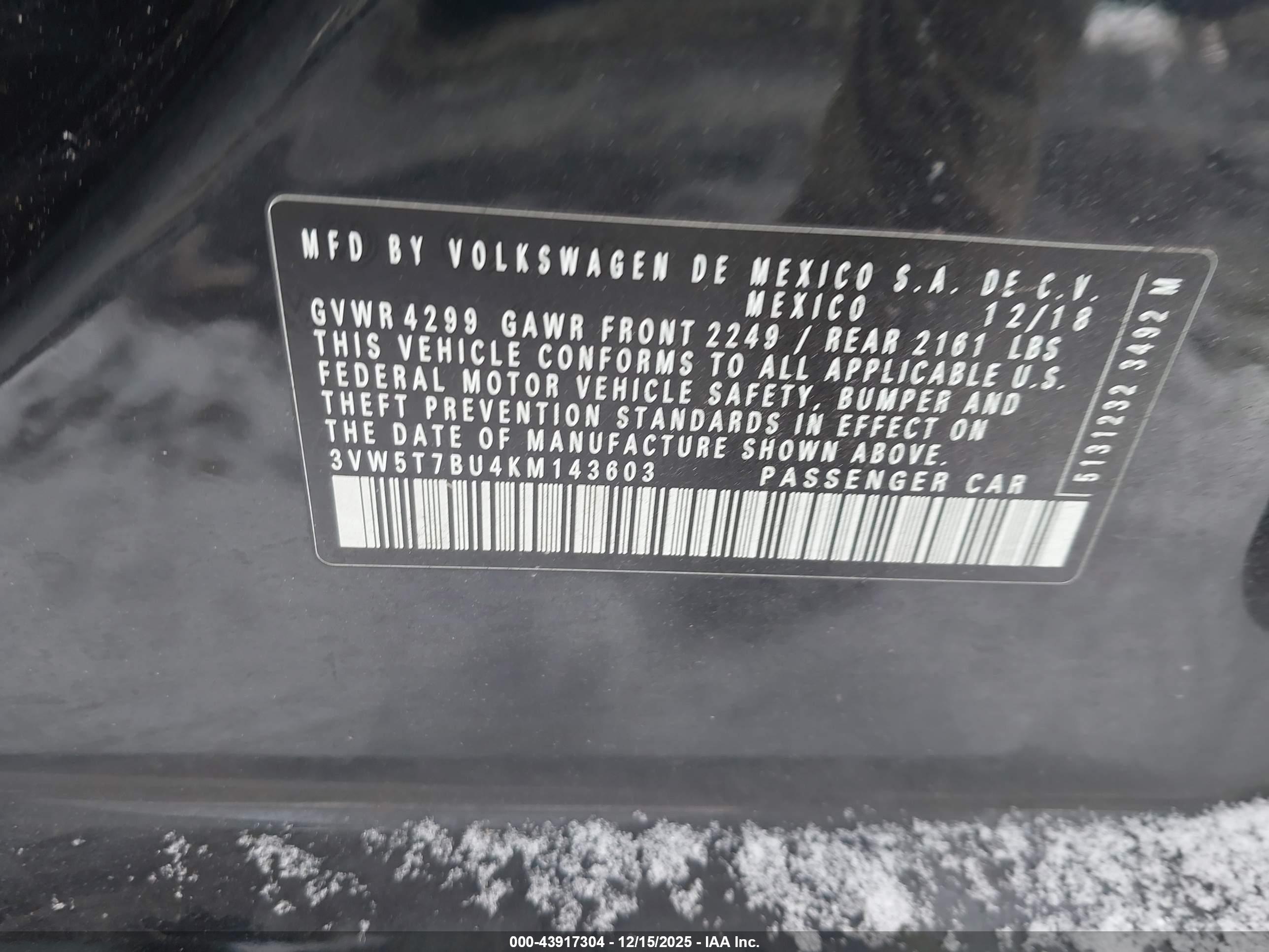 VOLKSWAGEN JETTA image 9