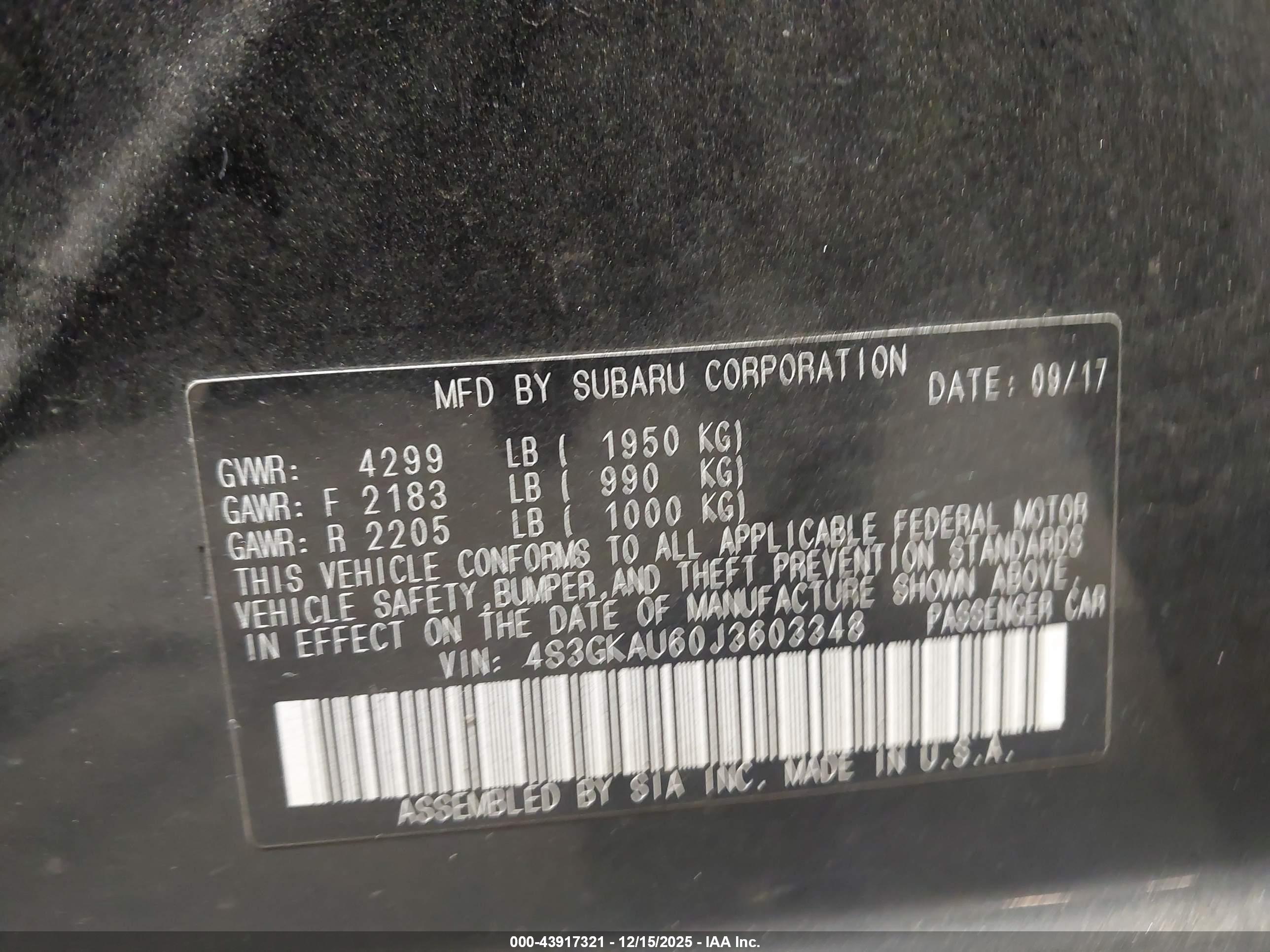 SUBARU IMPREZA image 9