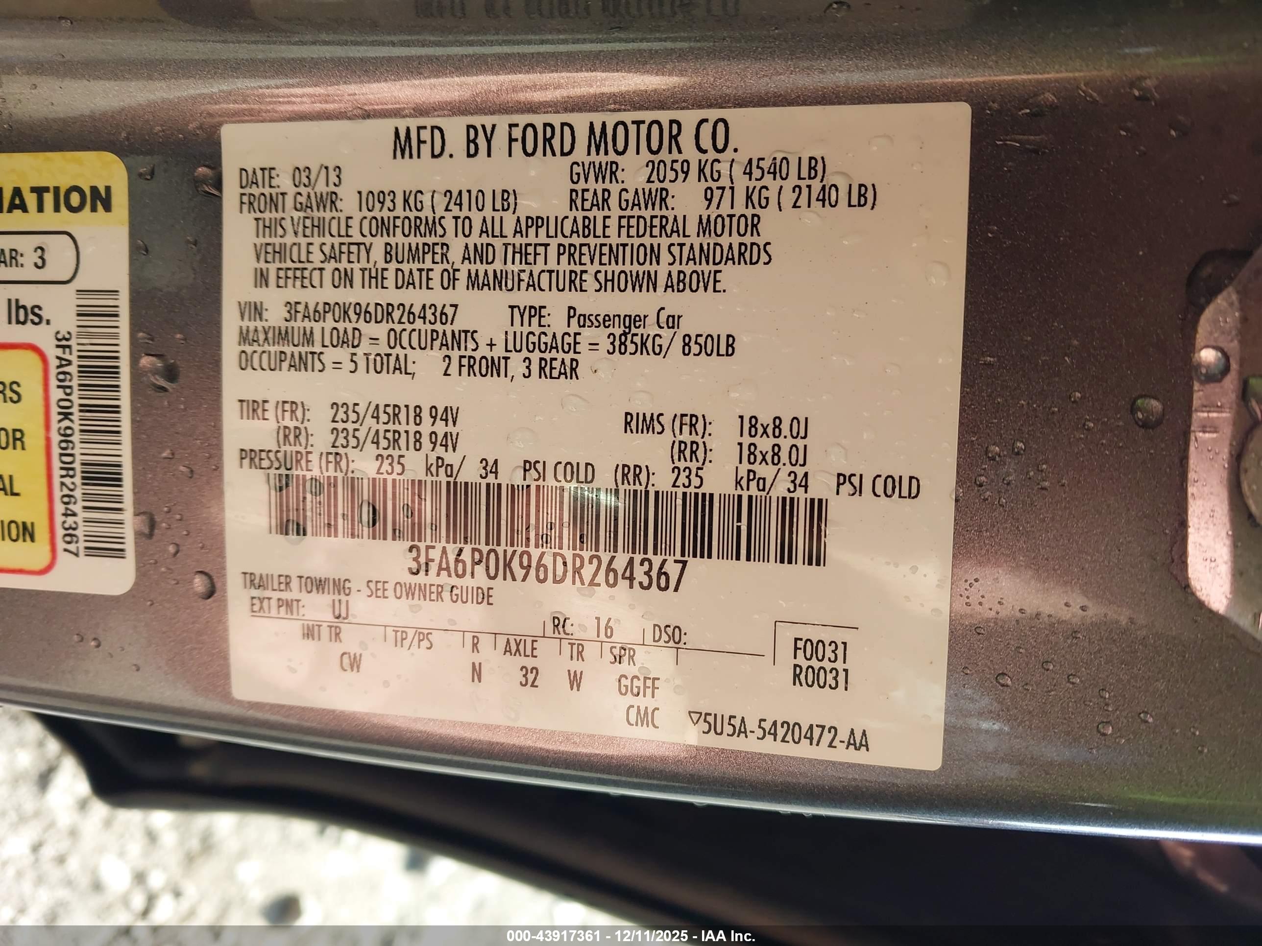 FORD FUSION image 9