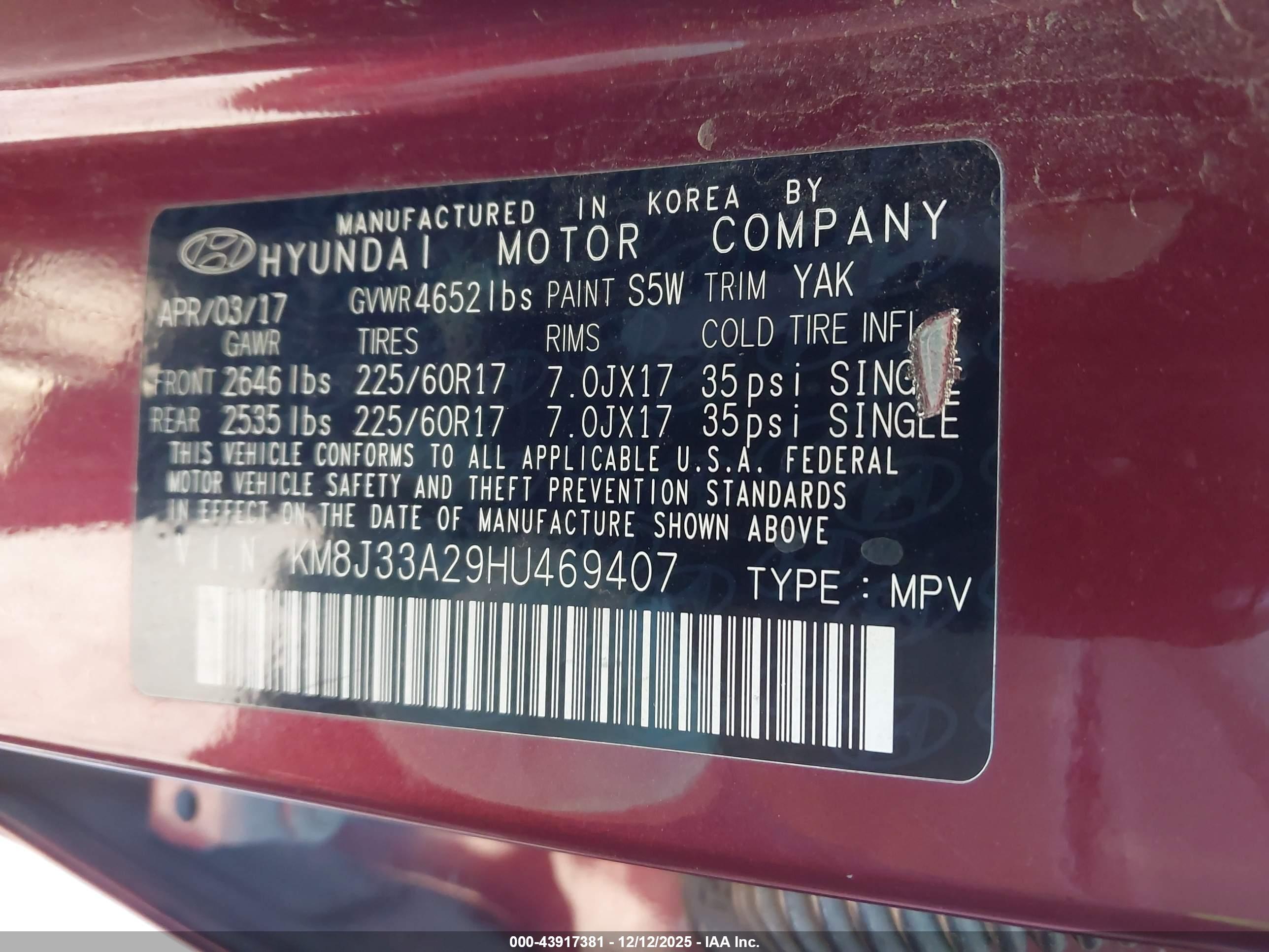 HYUNDAI TUCSON image 9