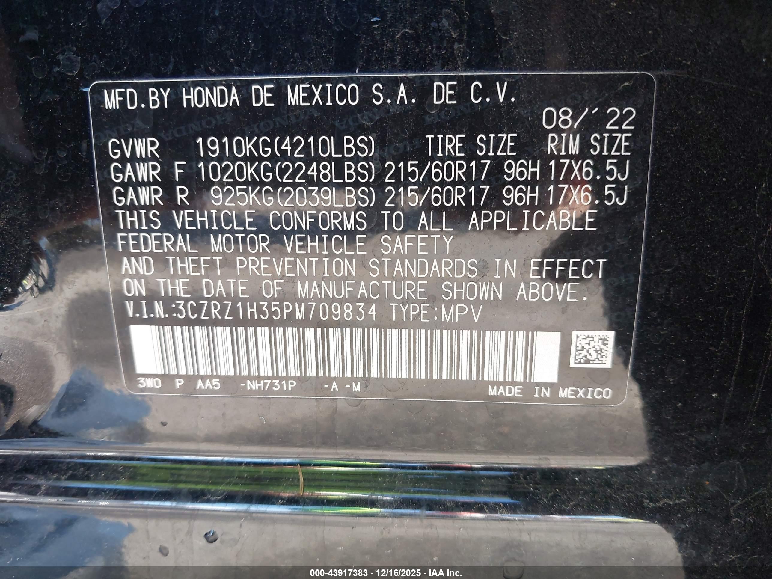 HONDA HR-V image 9