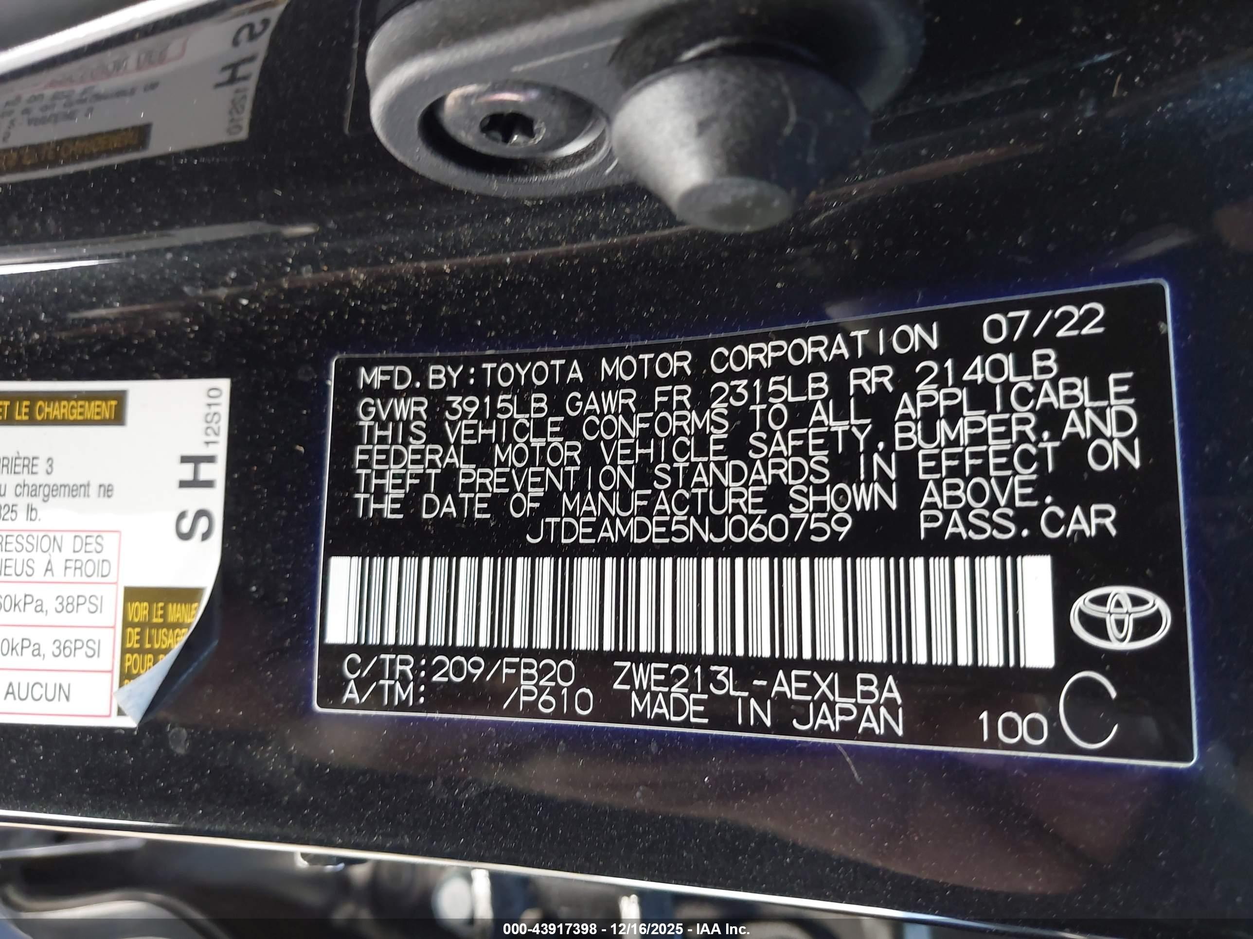 TOYOTA COROLLA image 9