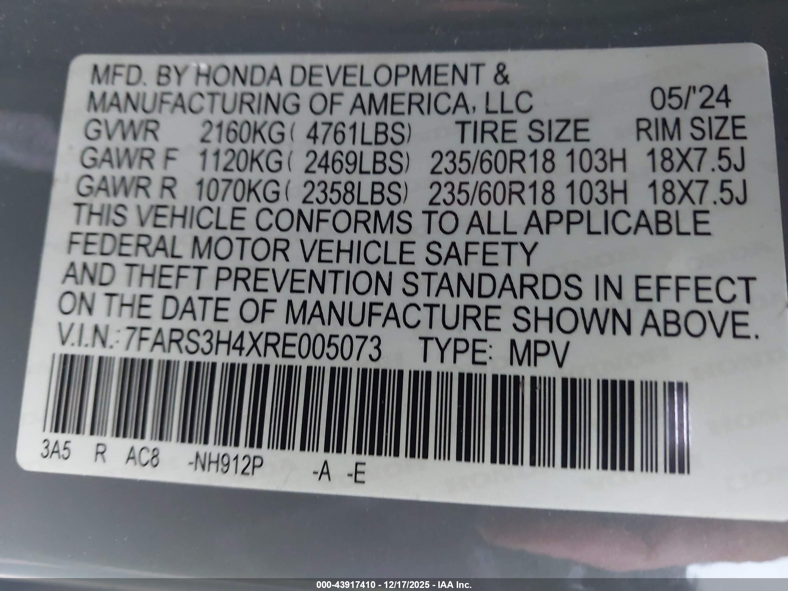 HONDA CR-V image 9