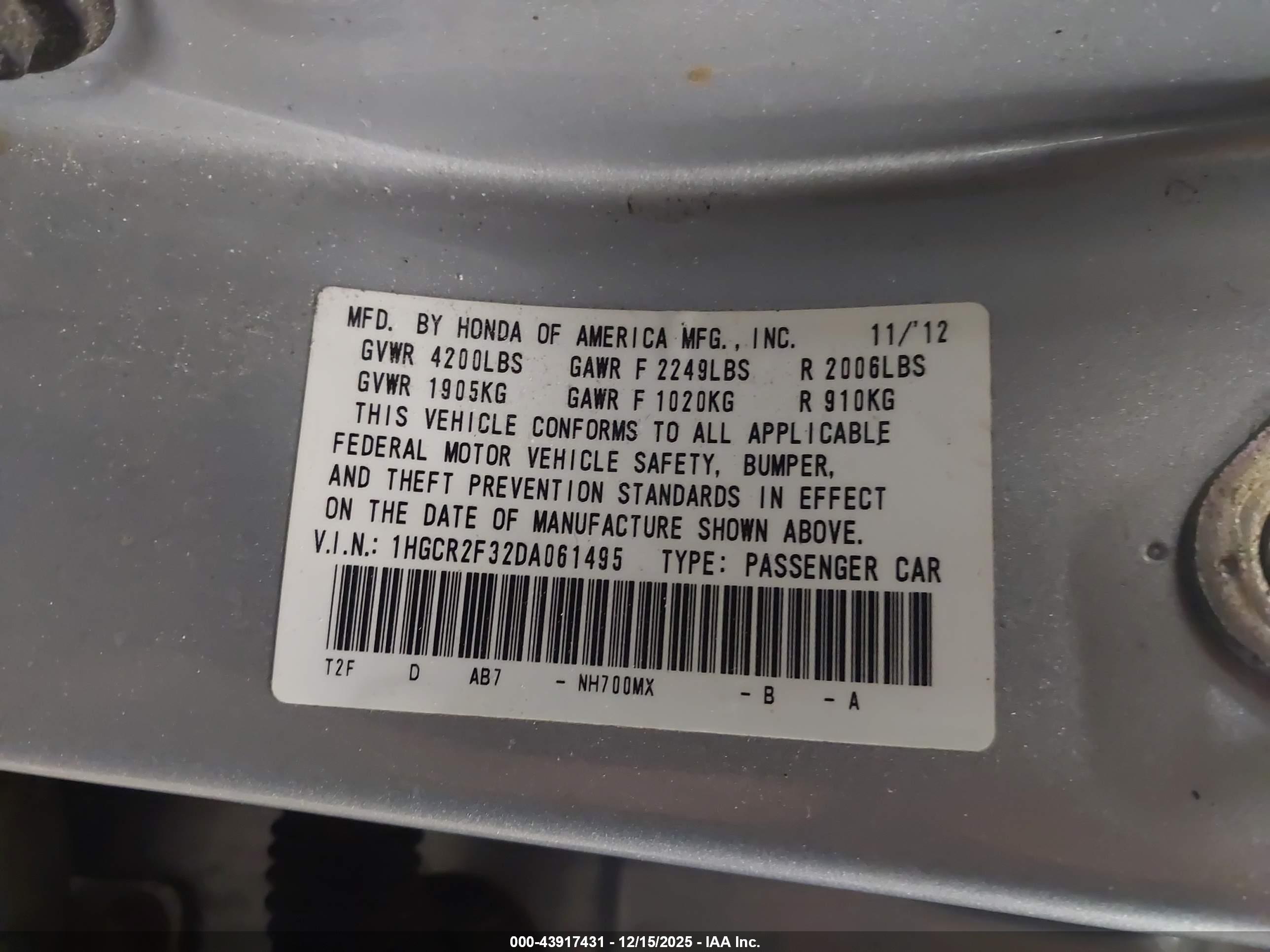 HONDA ACCORD image 9