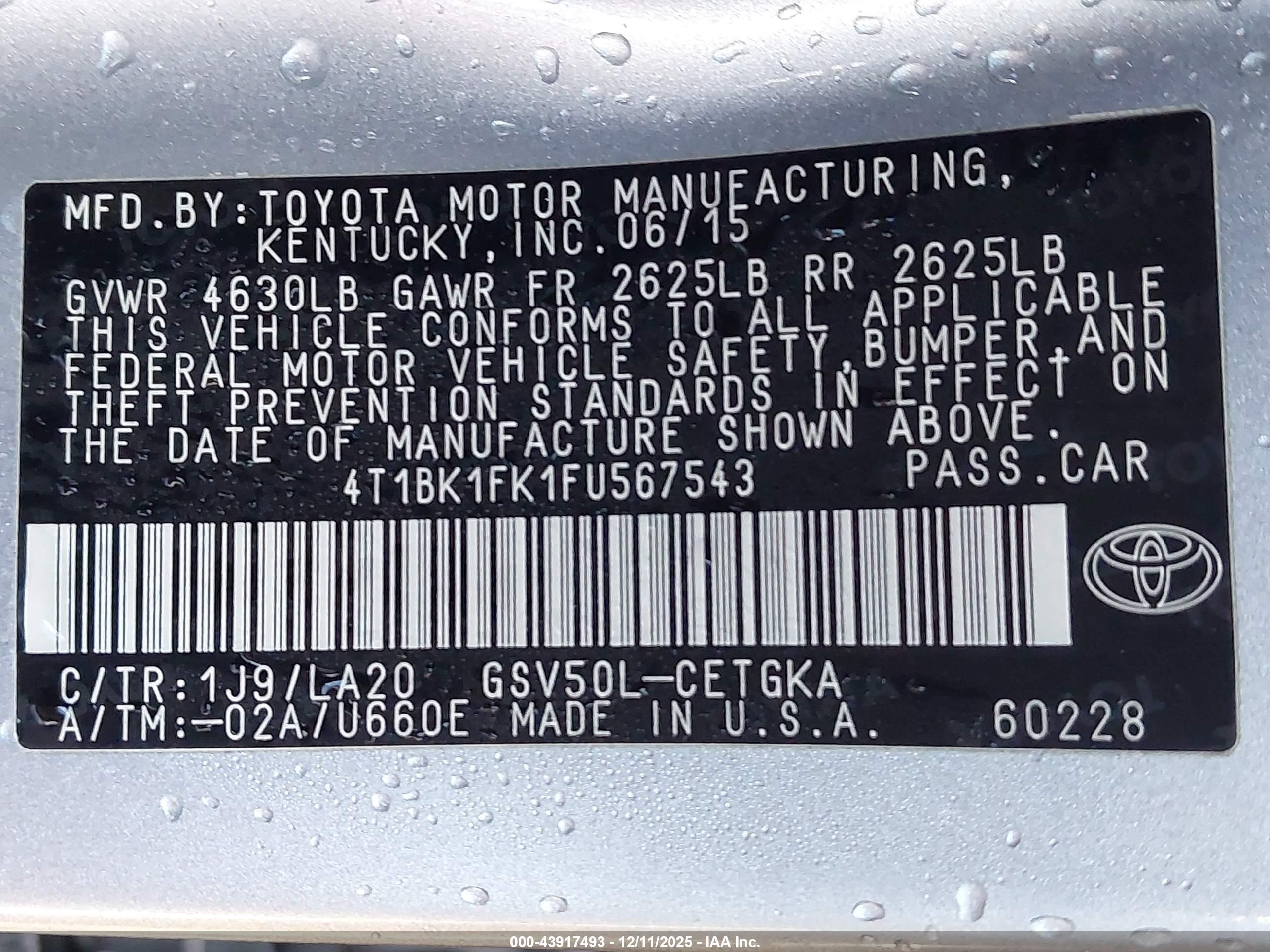 TOYOTA CAMRY image 9