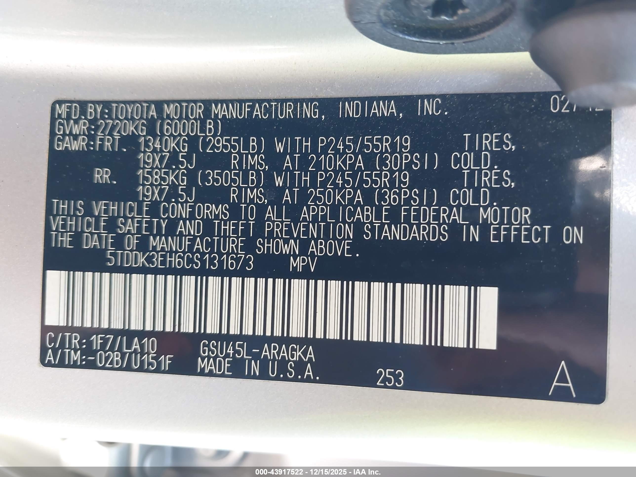 TOYOTA HIGHLANDER image 9