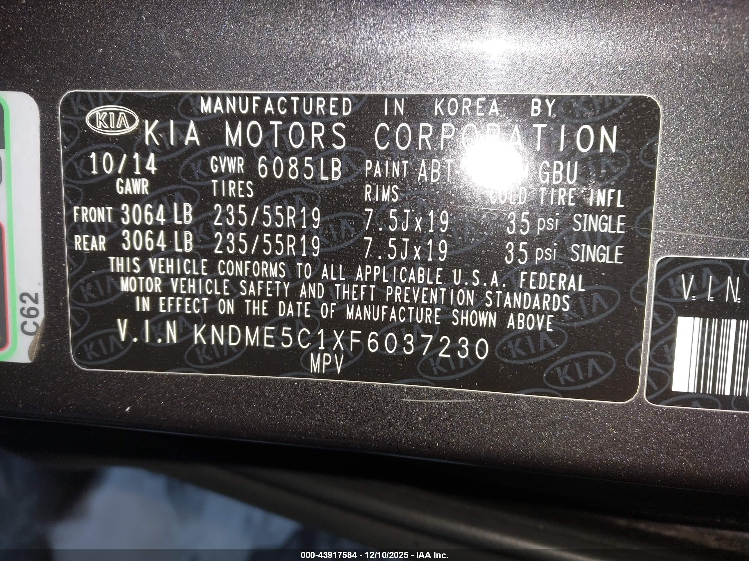 KIA SEDONA image 9