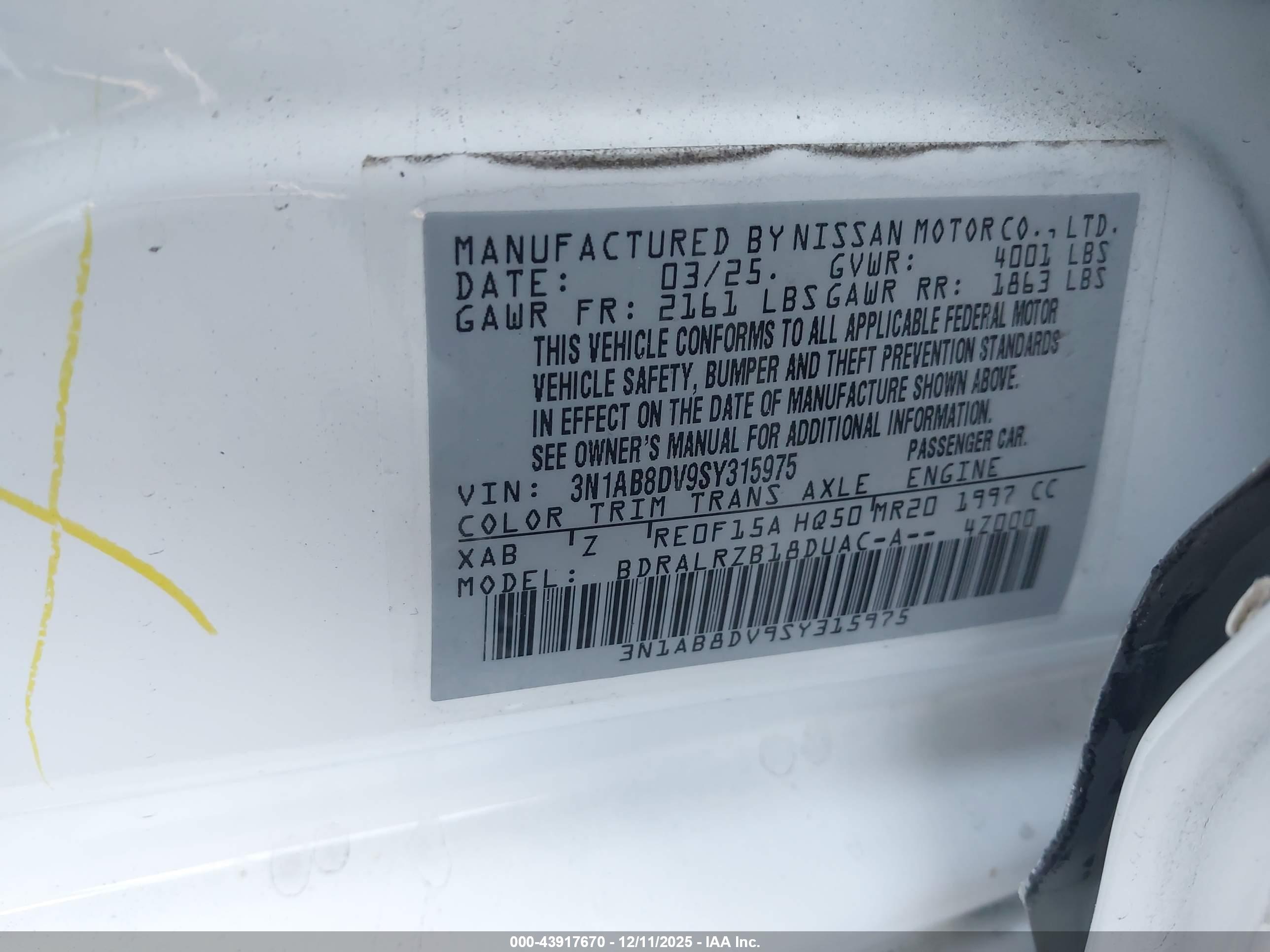 NISSAN SENTRA image 9