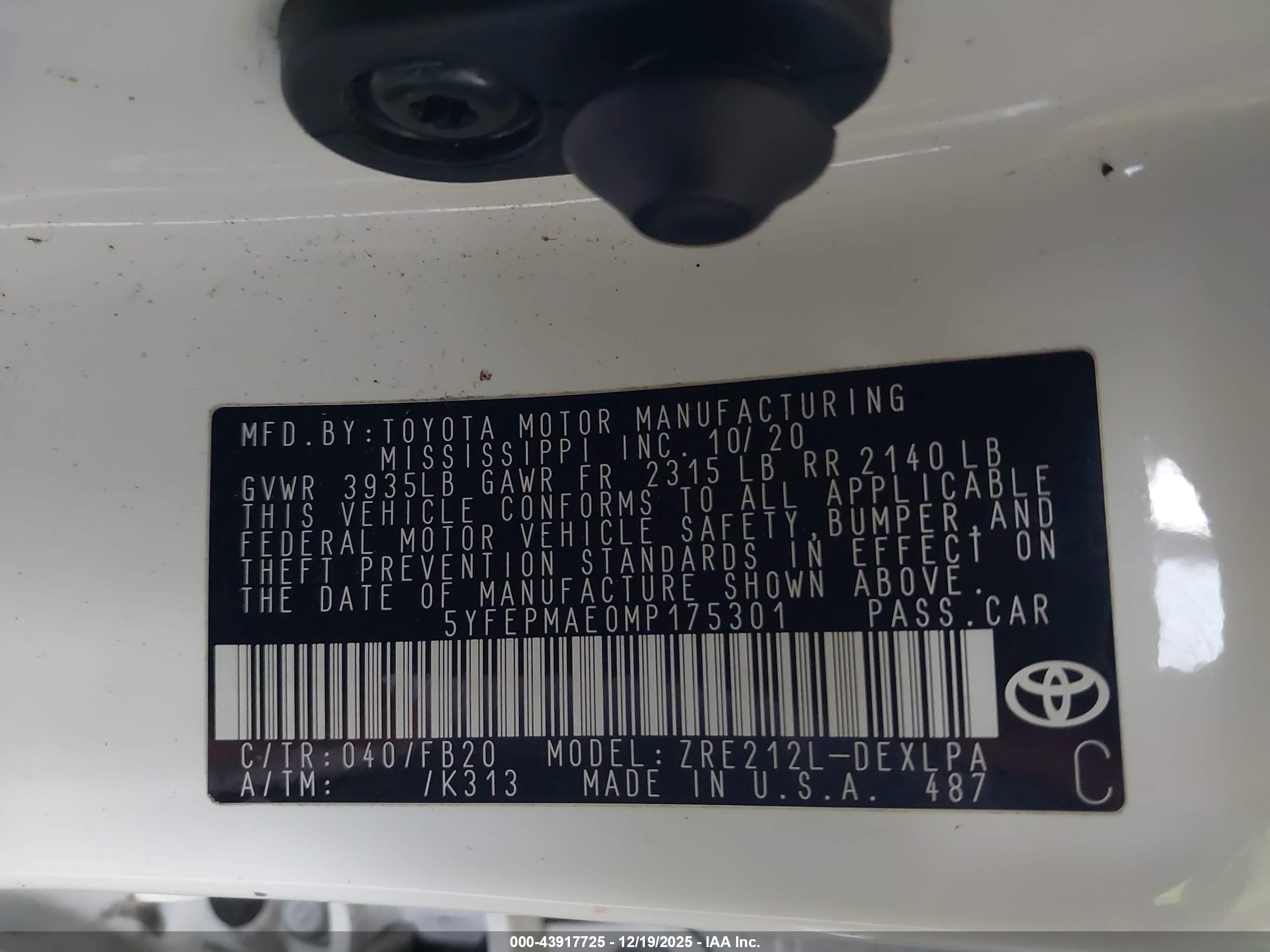 TOYOTA COROLLA image 9