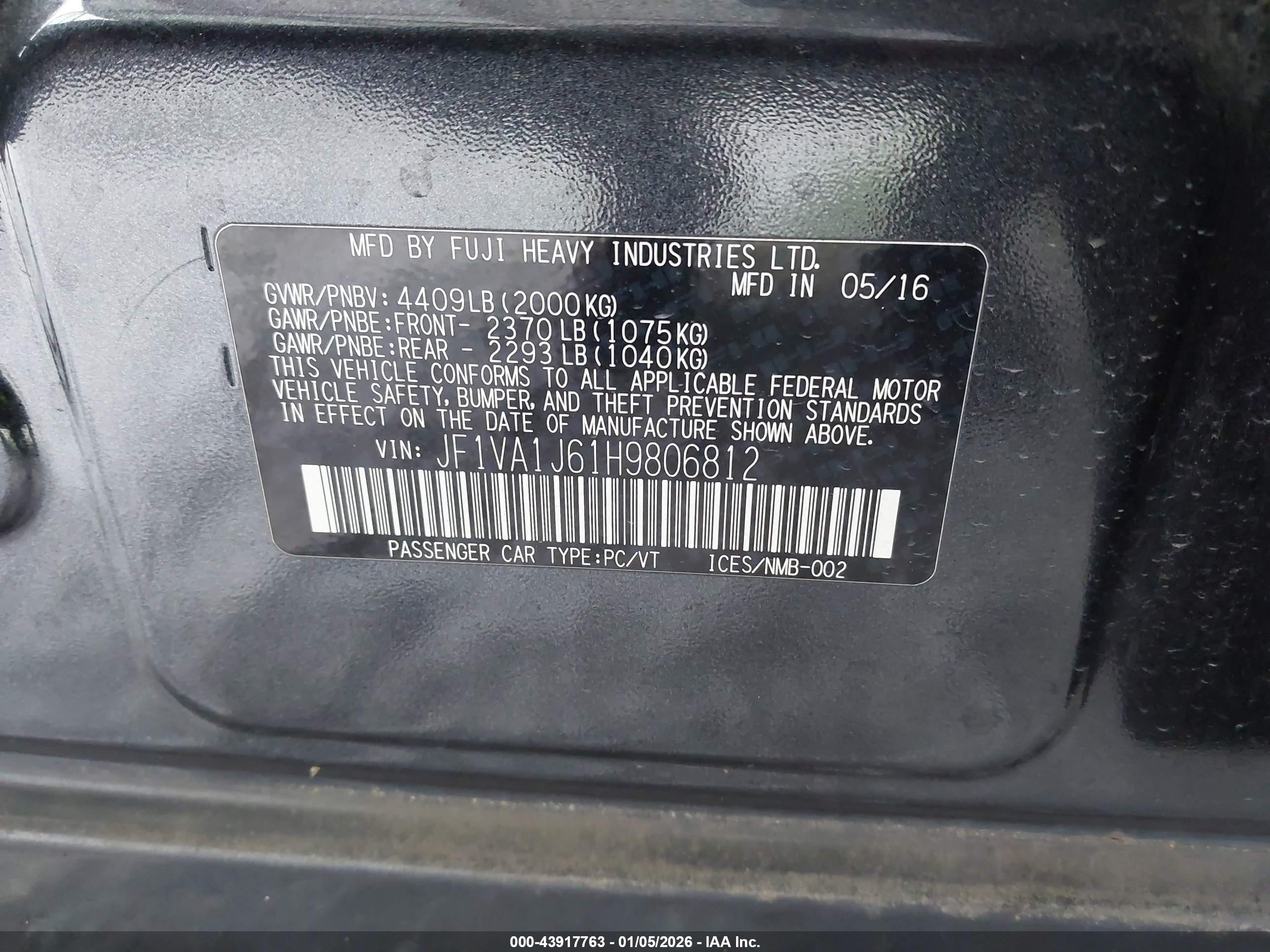 SUBARU WRX image 9