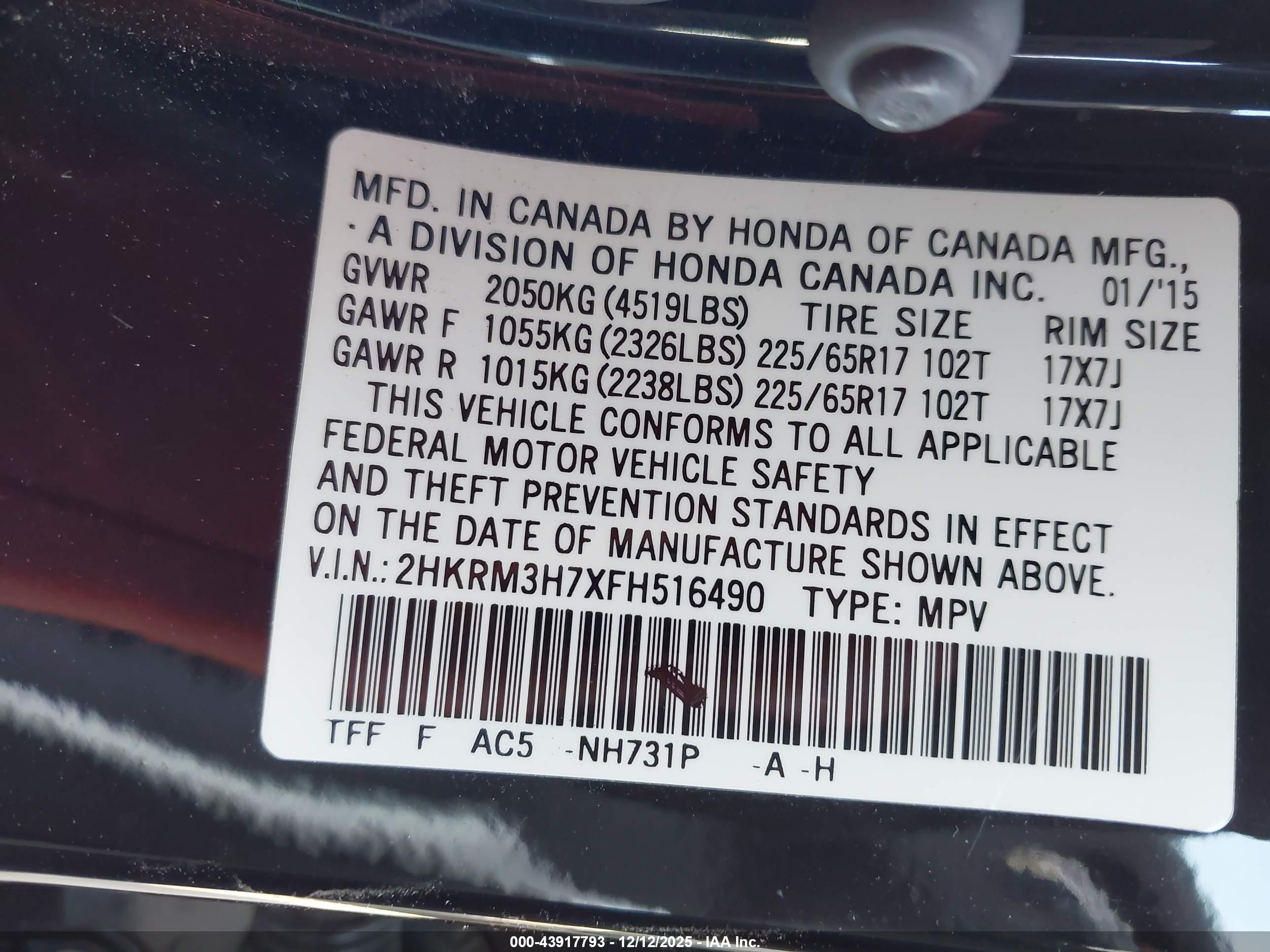 HONDA CR-V image 9