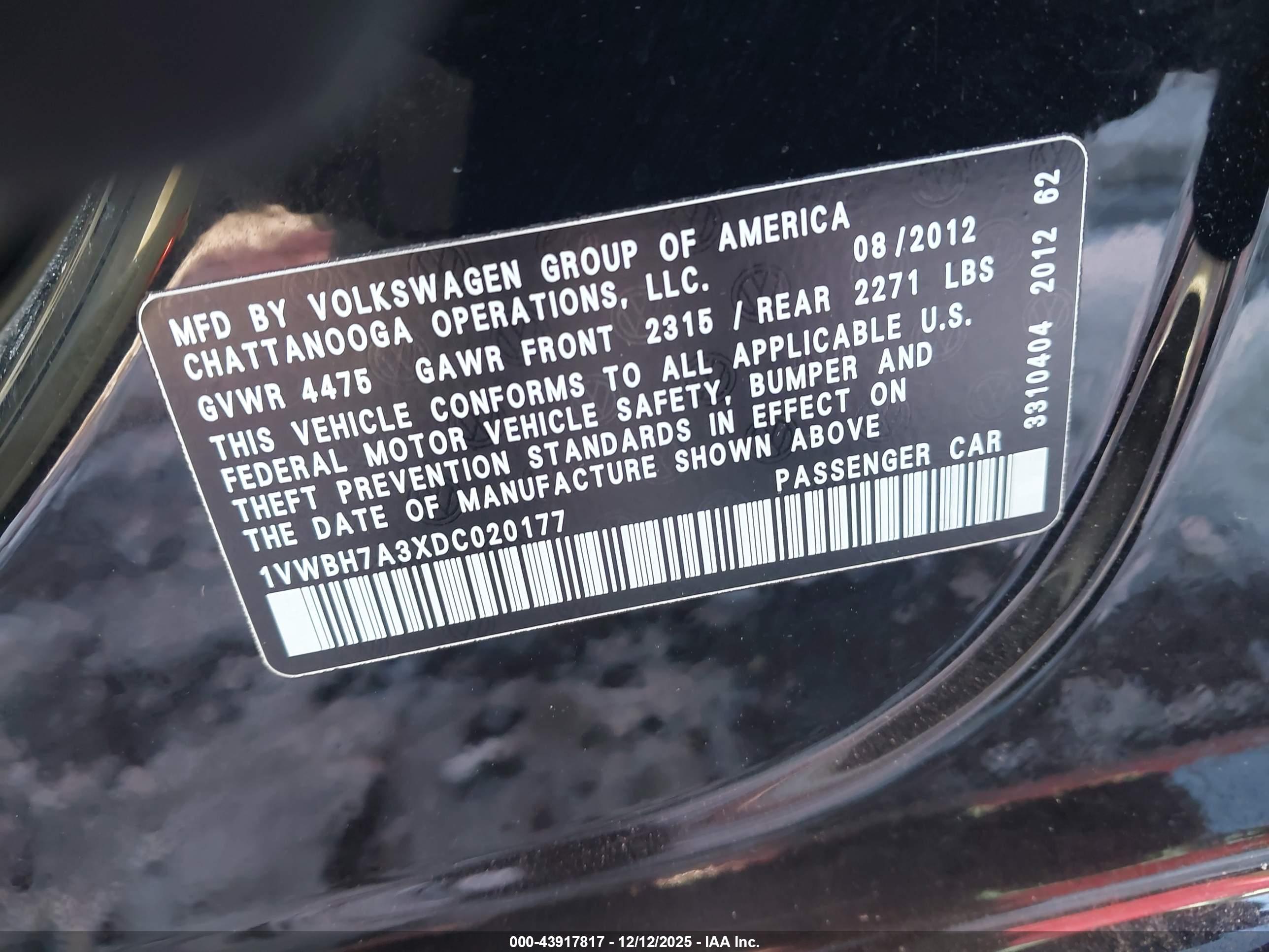 VOLKSWAGEN PASSAT image 9