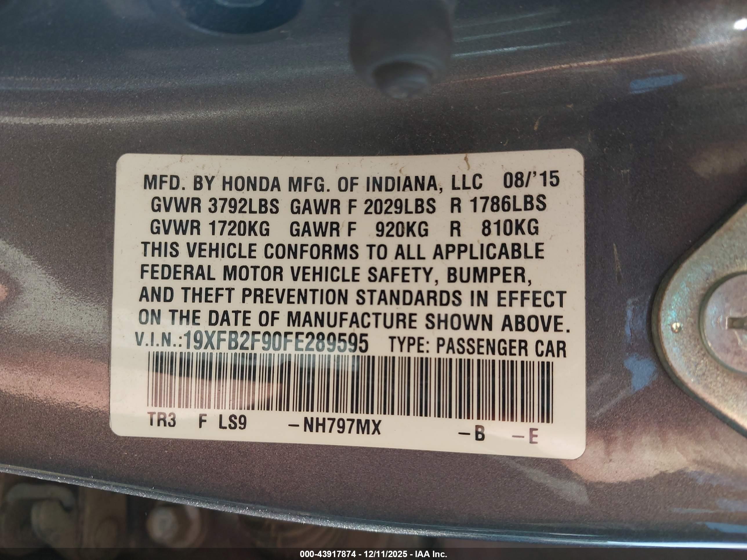 HONDA CIVIC image 9