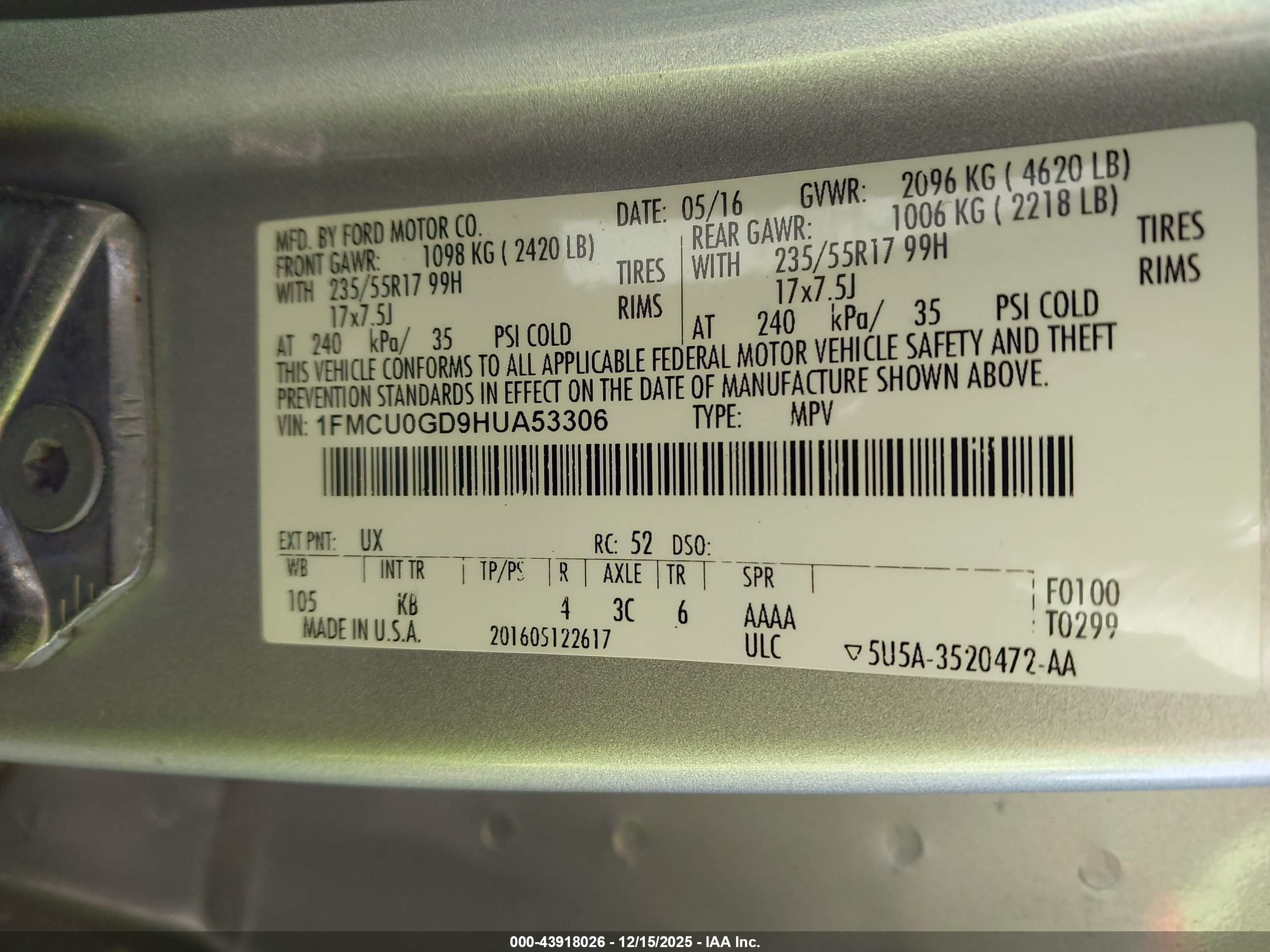 FORD ESCAPE image 9