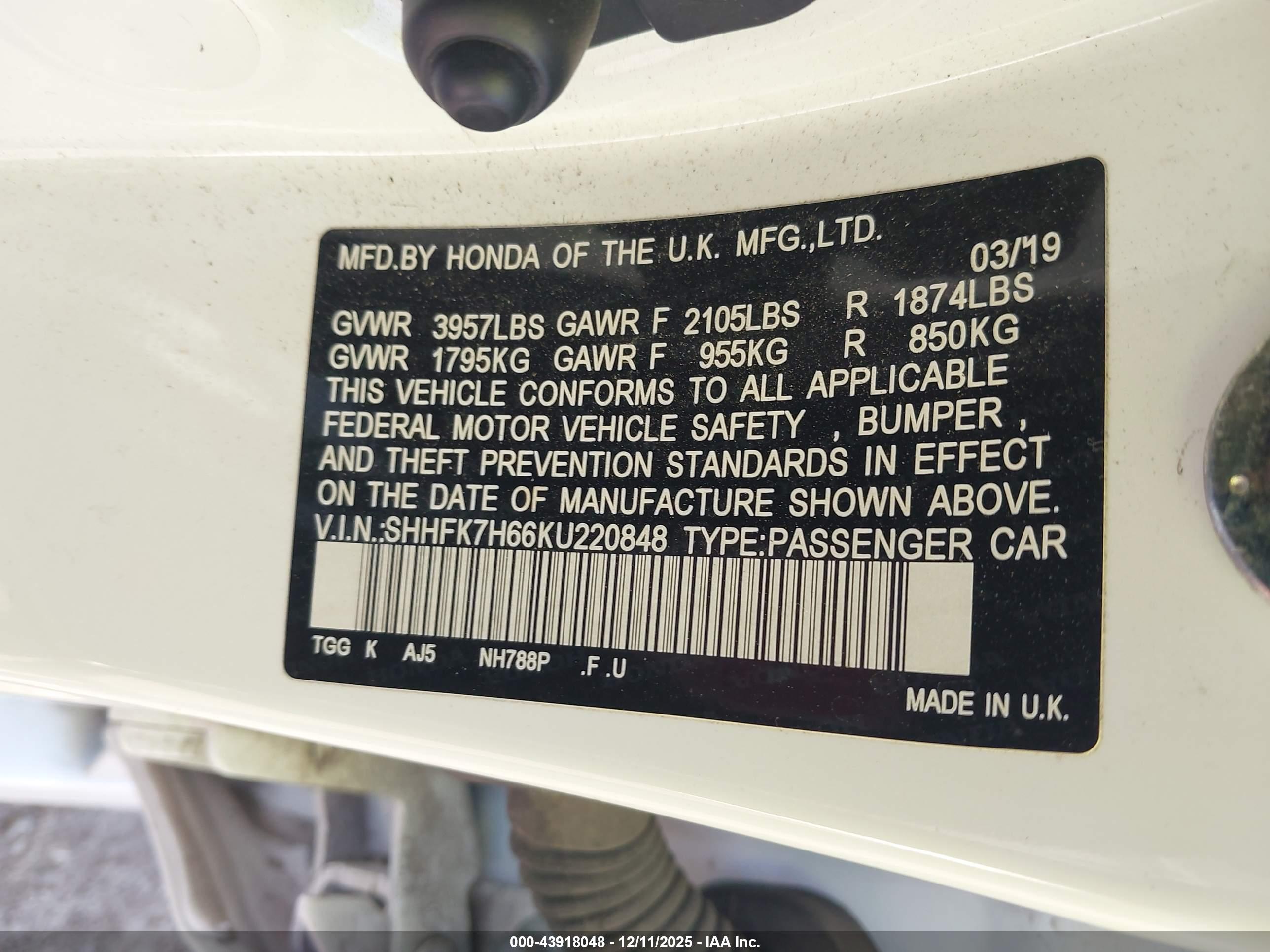 HONDA CIVIC image 9