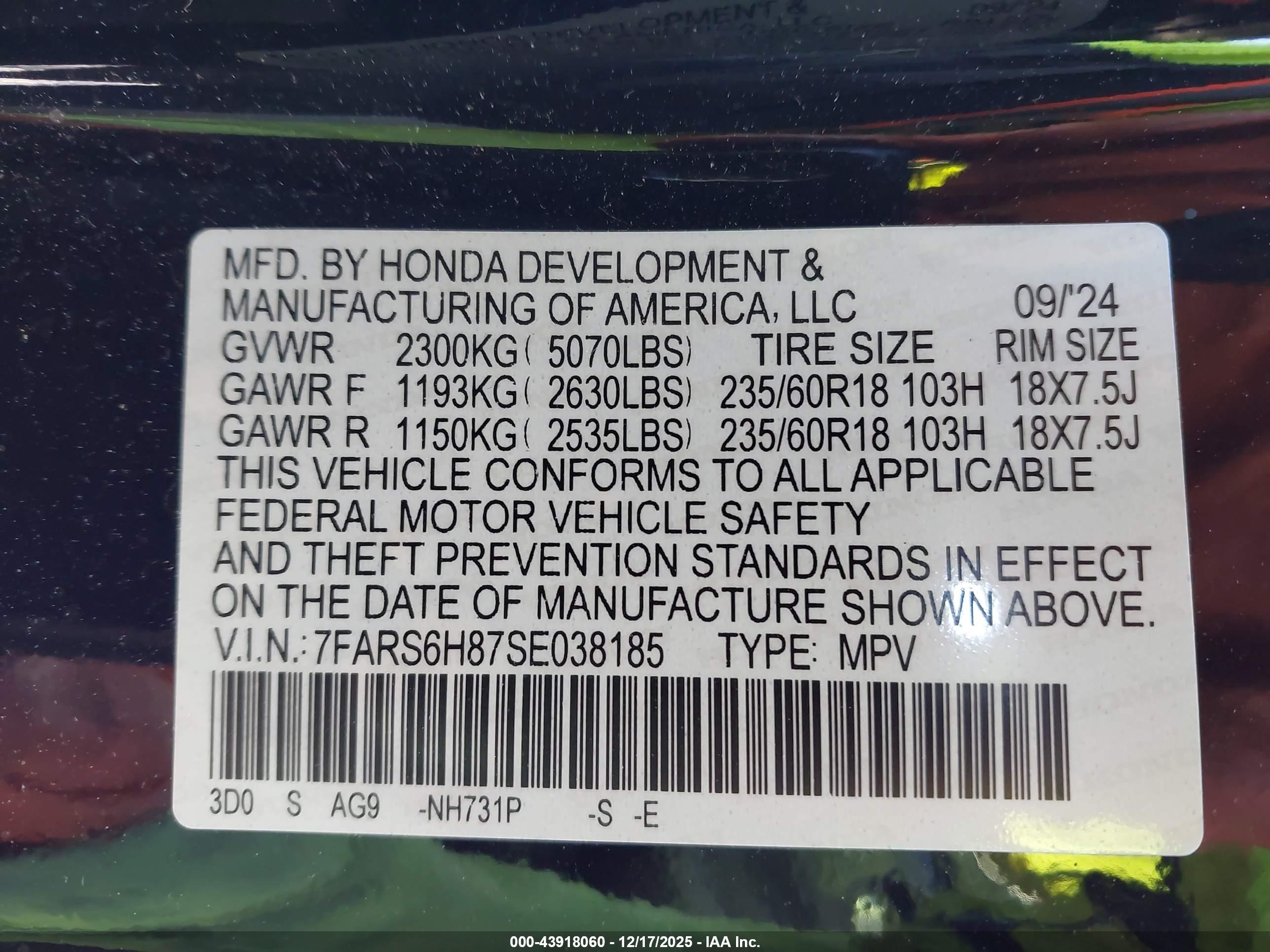 HONDA CR-V image 9