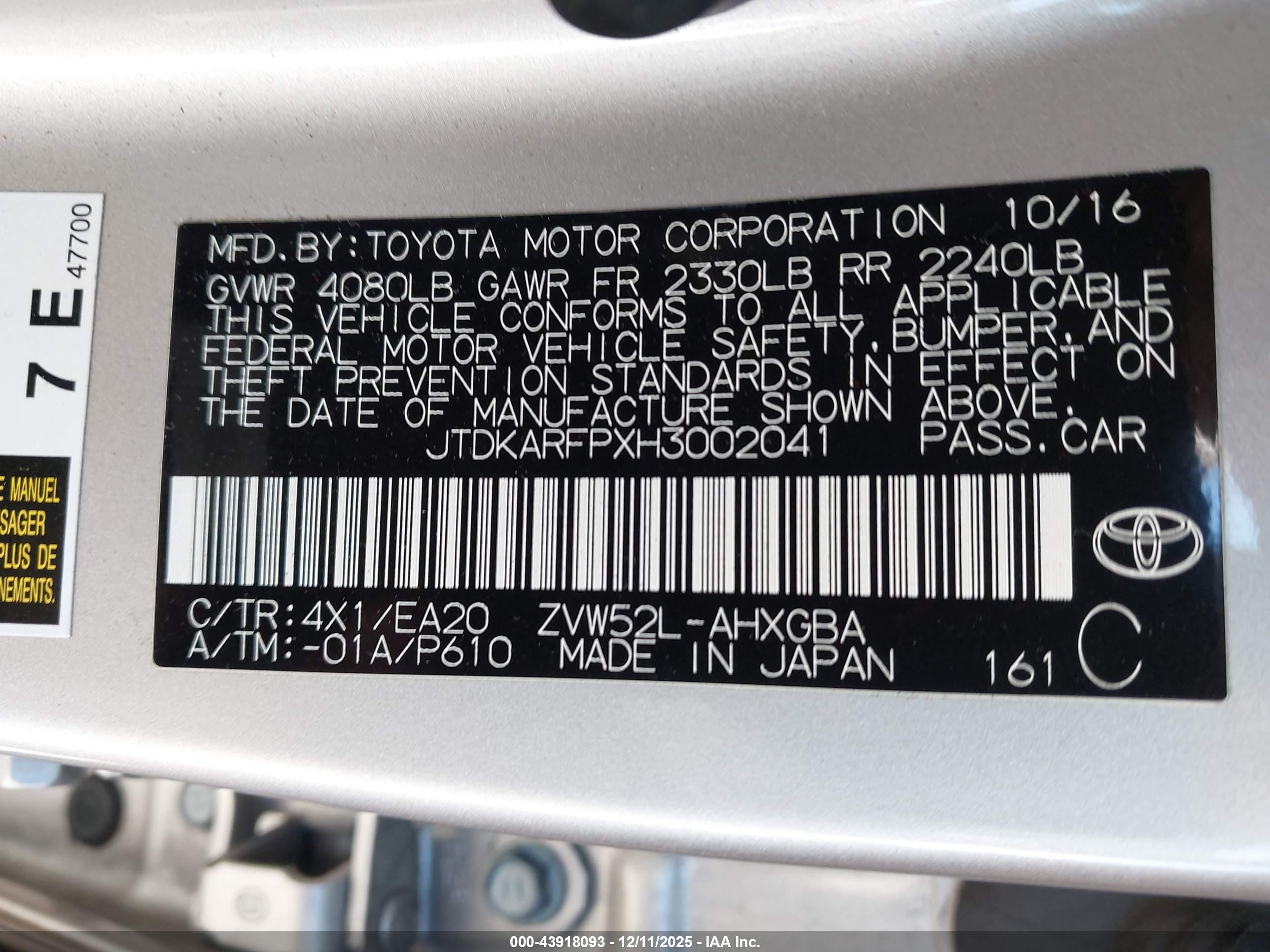 TOYOTA PRIUS image 9