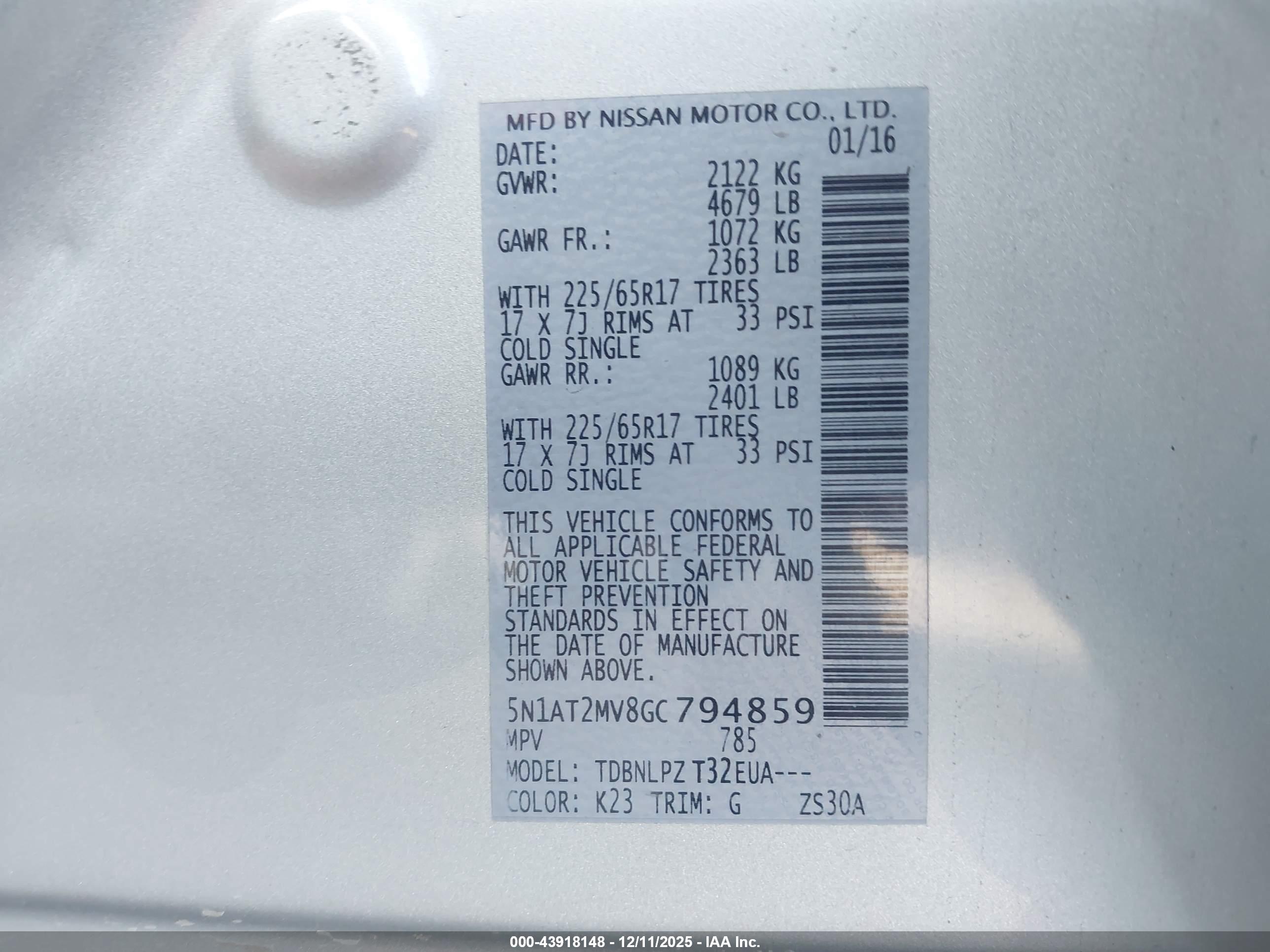 NISSAN ROGUE image 9