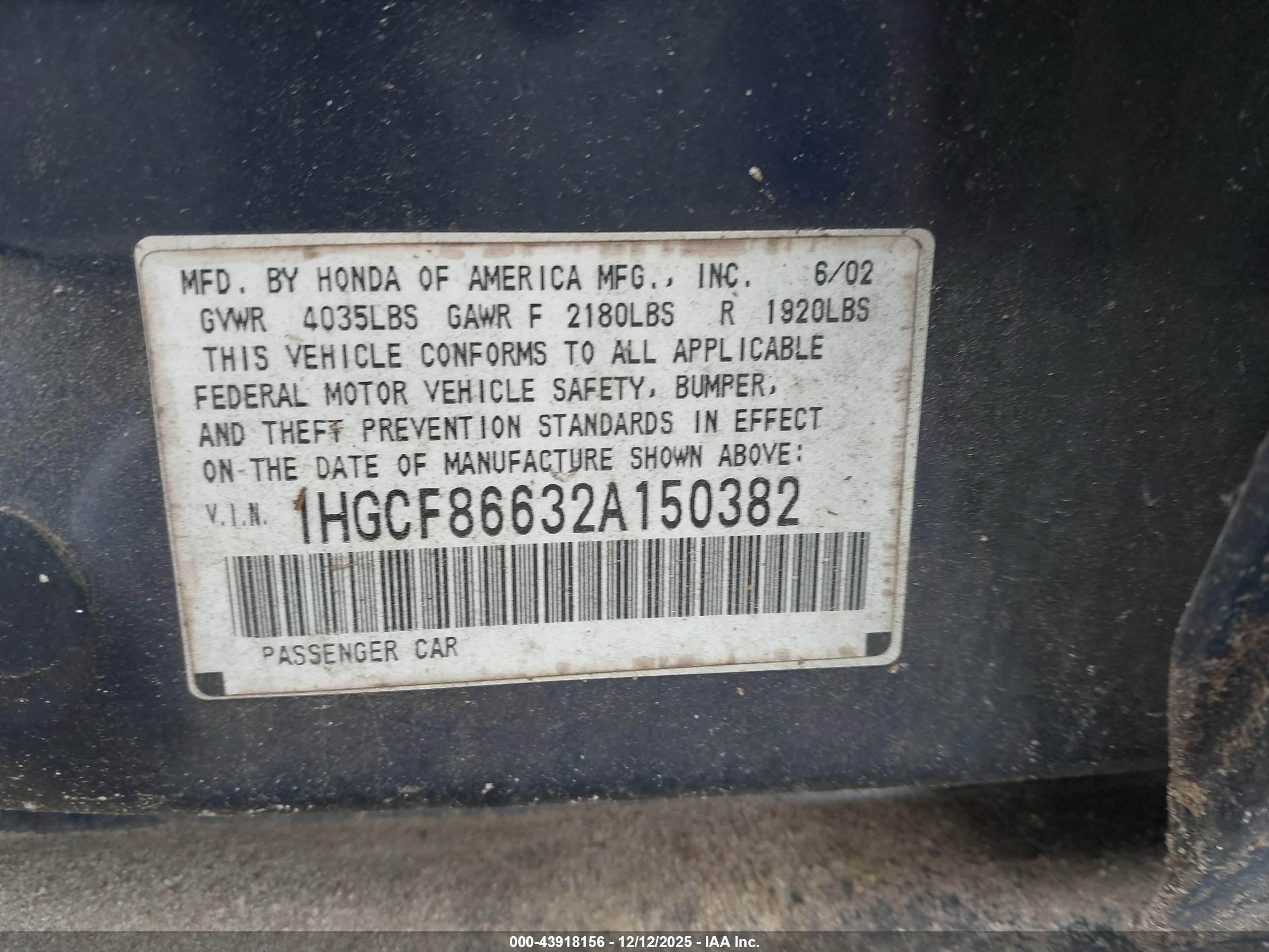 HONDA ACCORD image 9