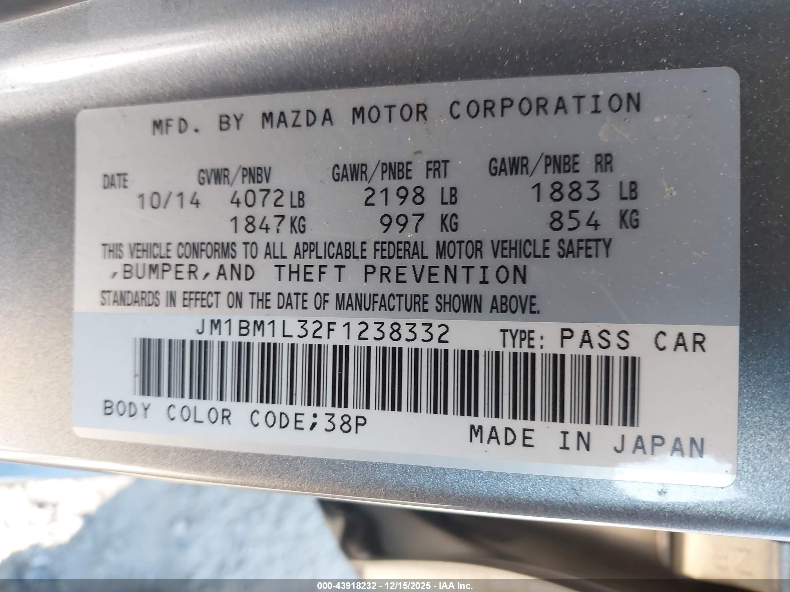 MAZDA MAZDA3 image 9
