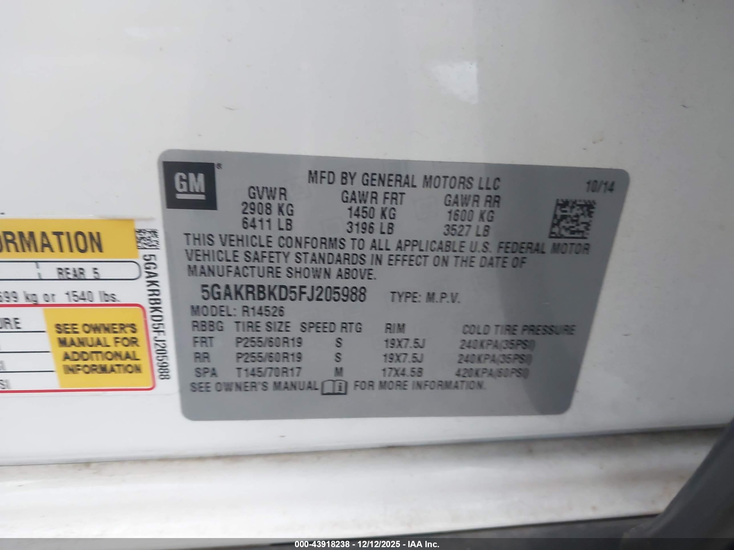 BUICK ENCLAVE image 9