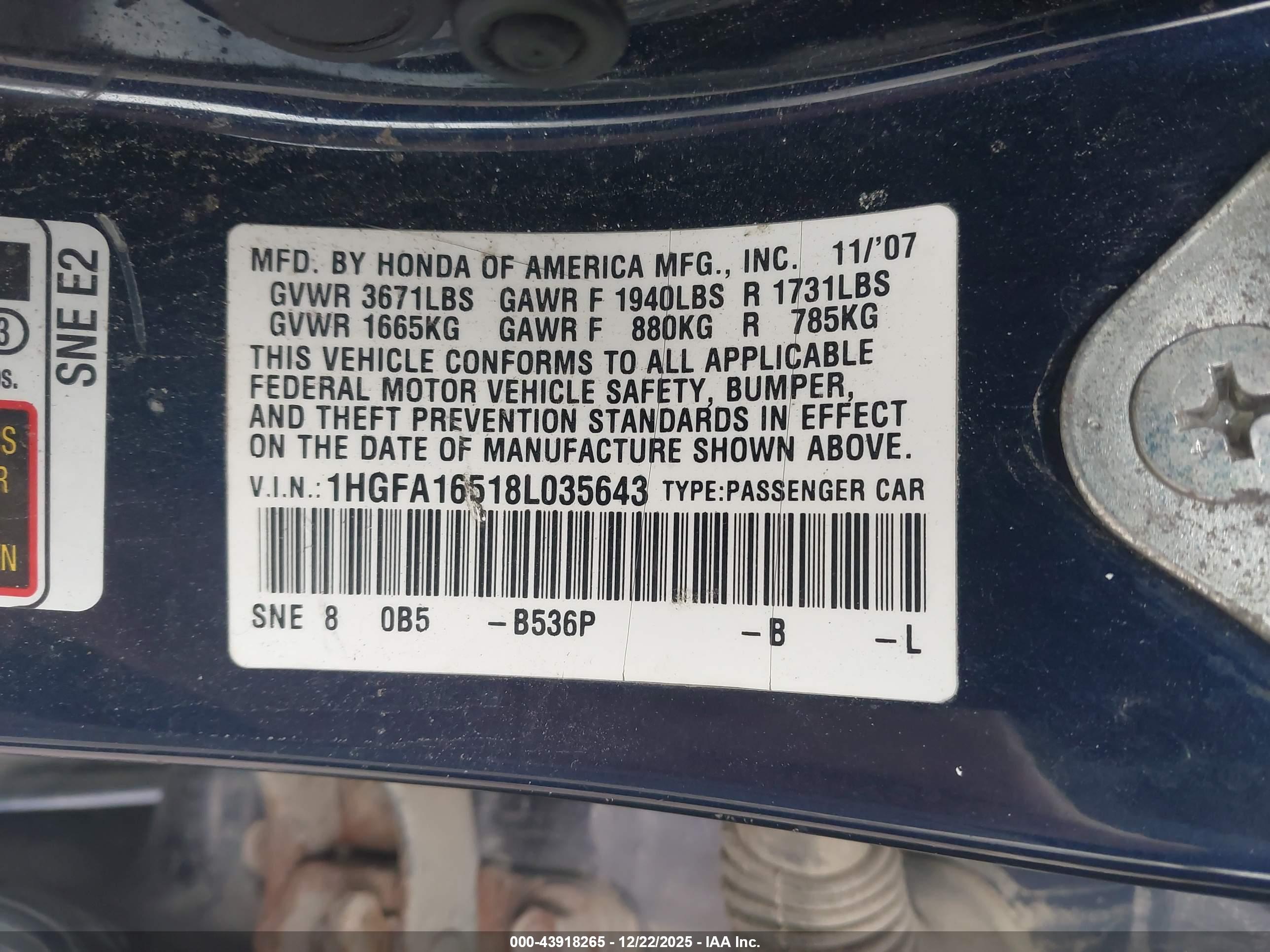 HONDA CIVIC image 9