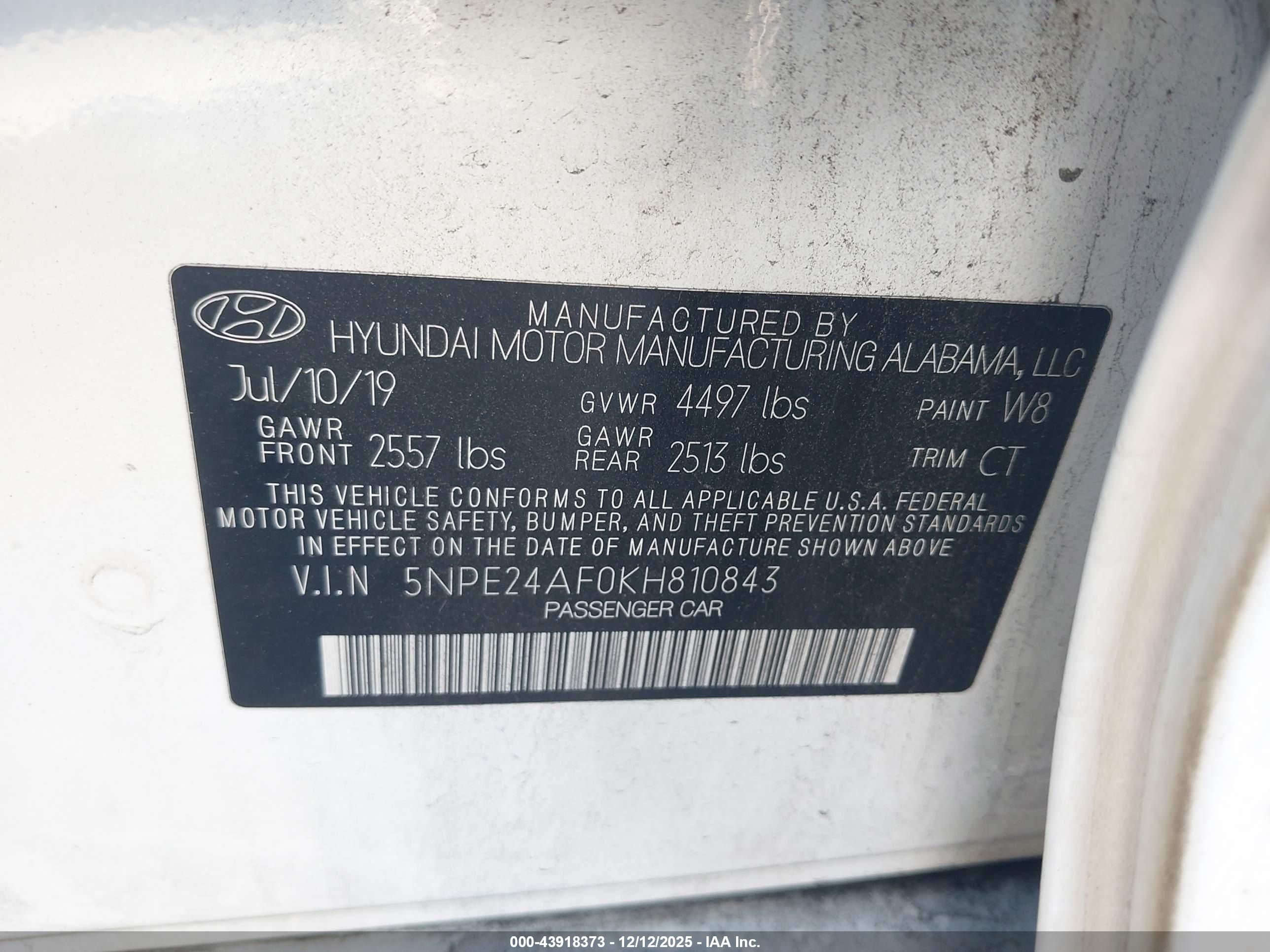 HYUNDAI SONATA image 9