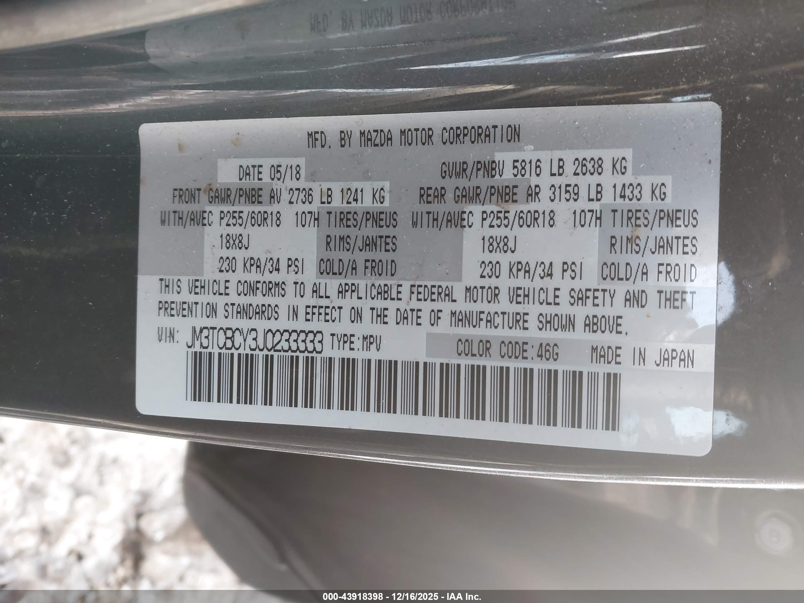 MAZDA CX-9 image 9