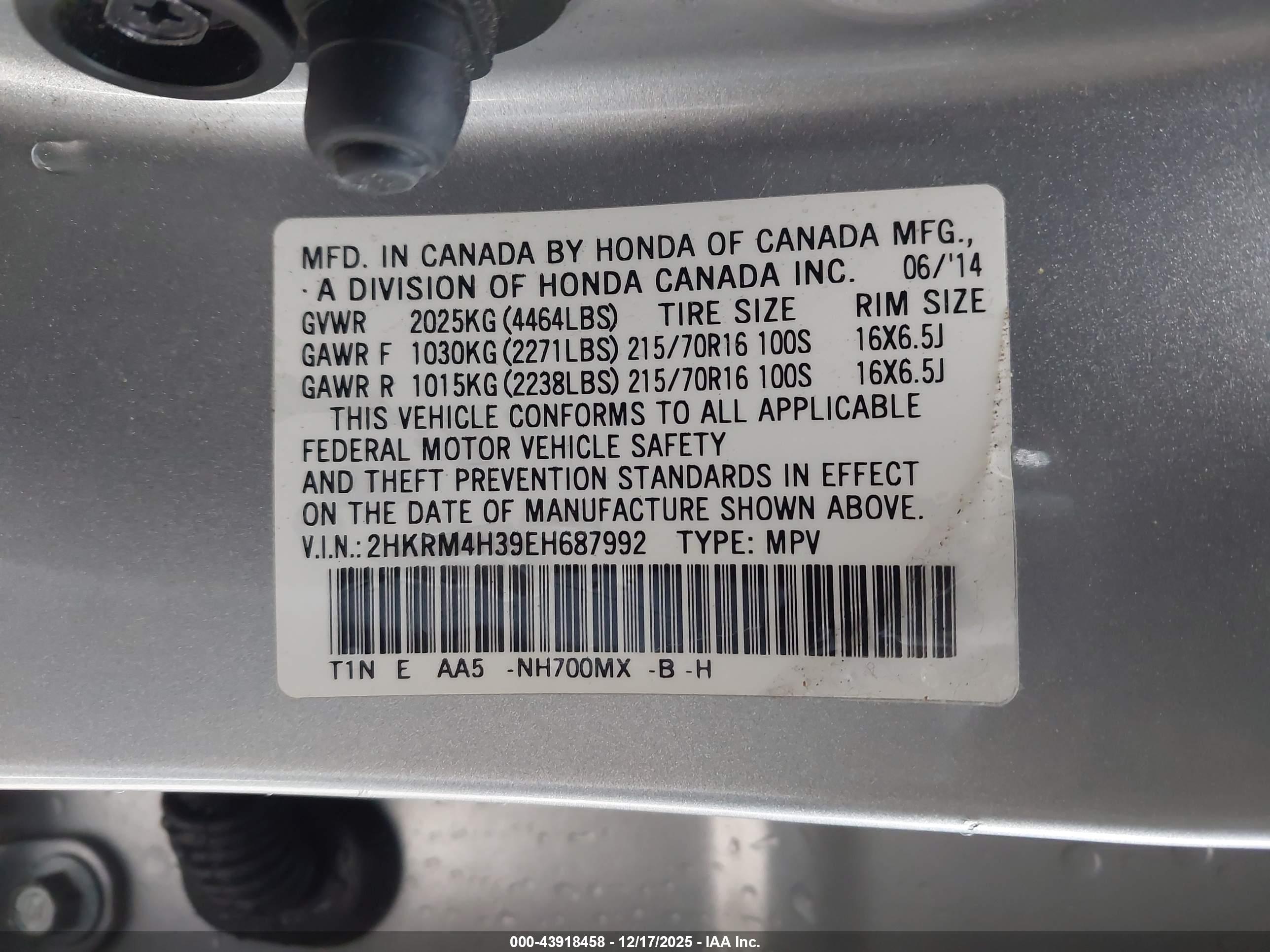 HONDA CR-V image 9