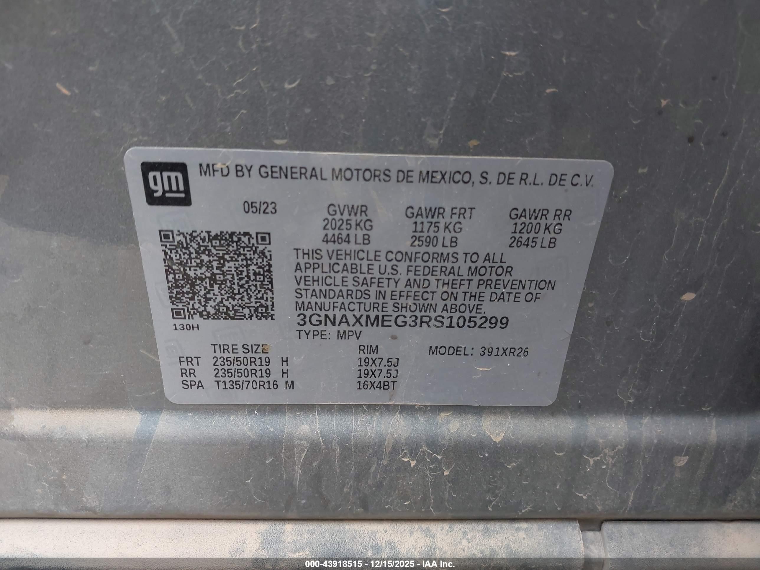 CHEVROLET EQUINOX image 9