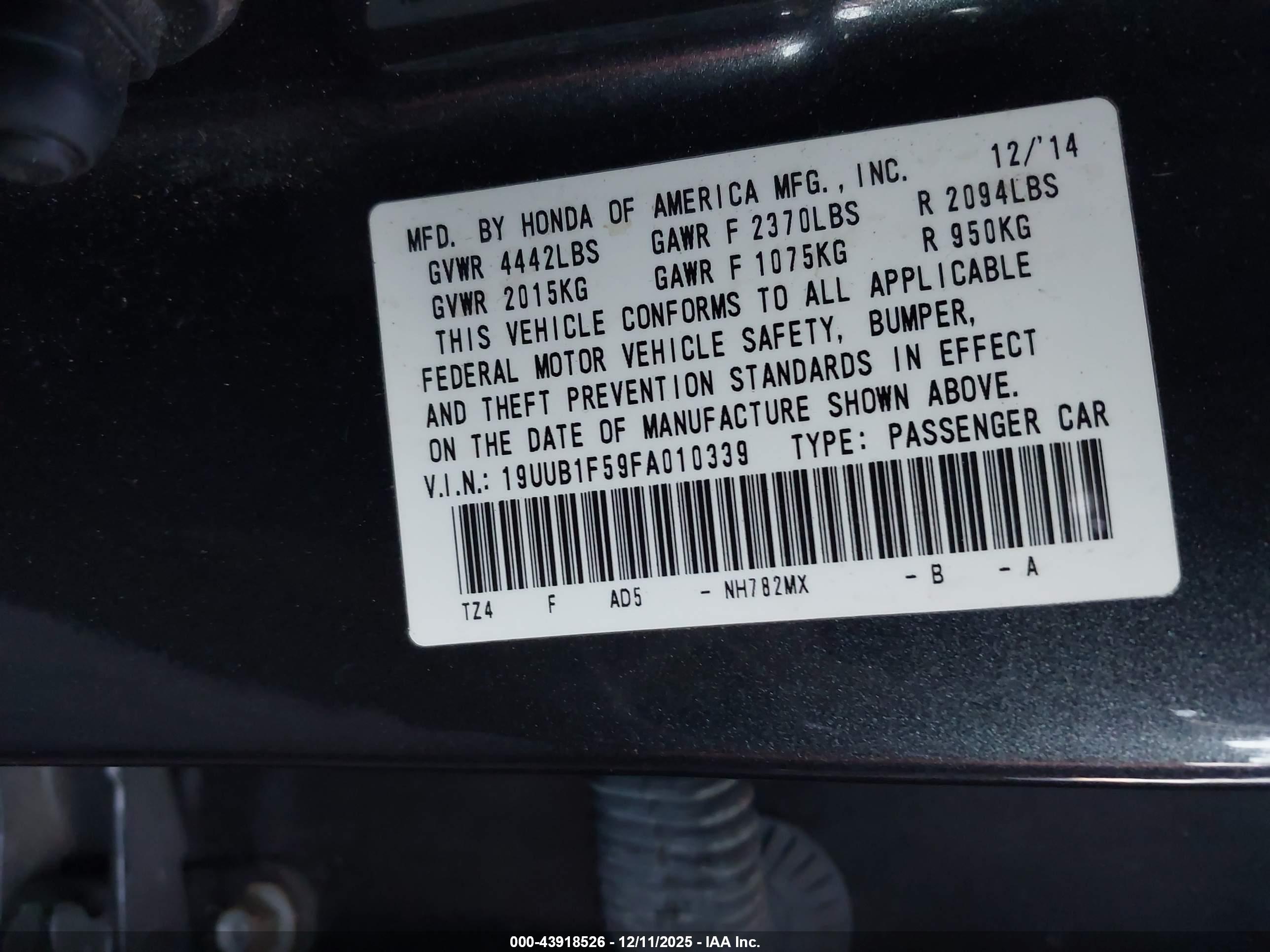 ACURA TLX image 9