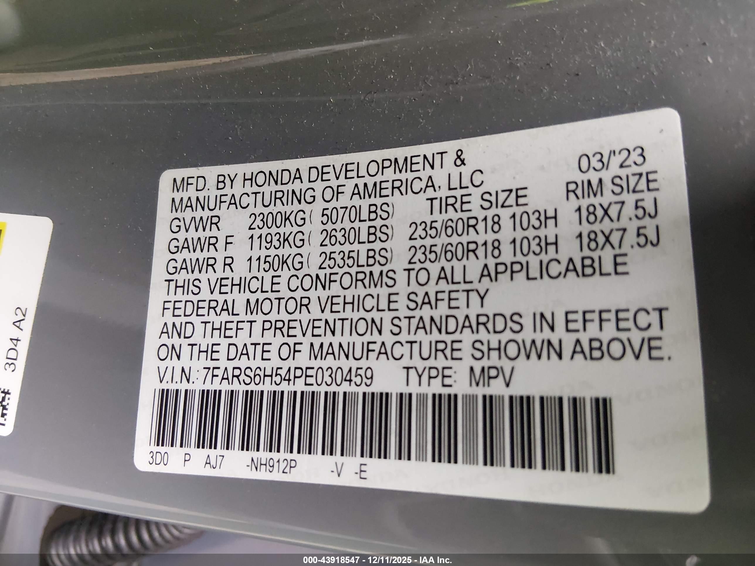 HONDA CR-V image 9