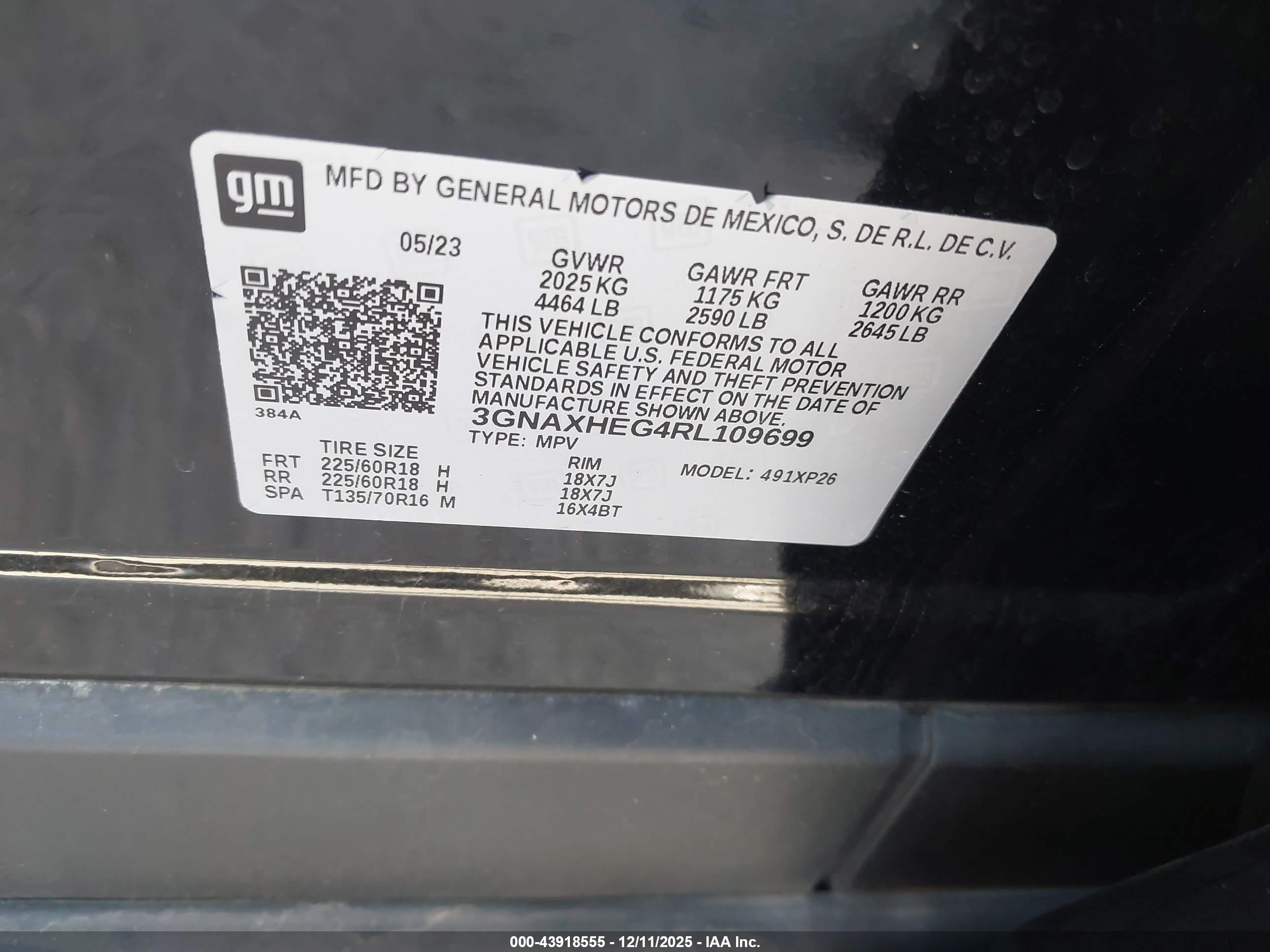 CHEVROLET EQUINOX image 9