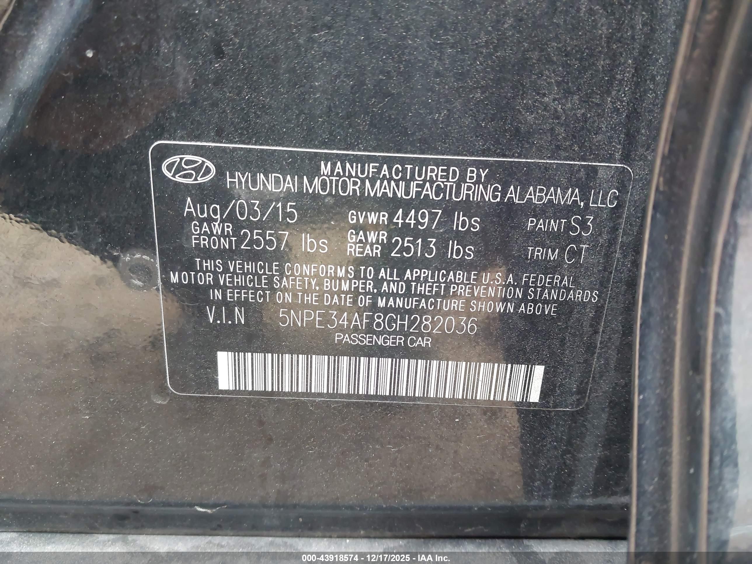 HYUNDAI SONATA image 9