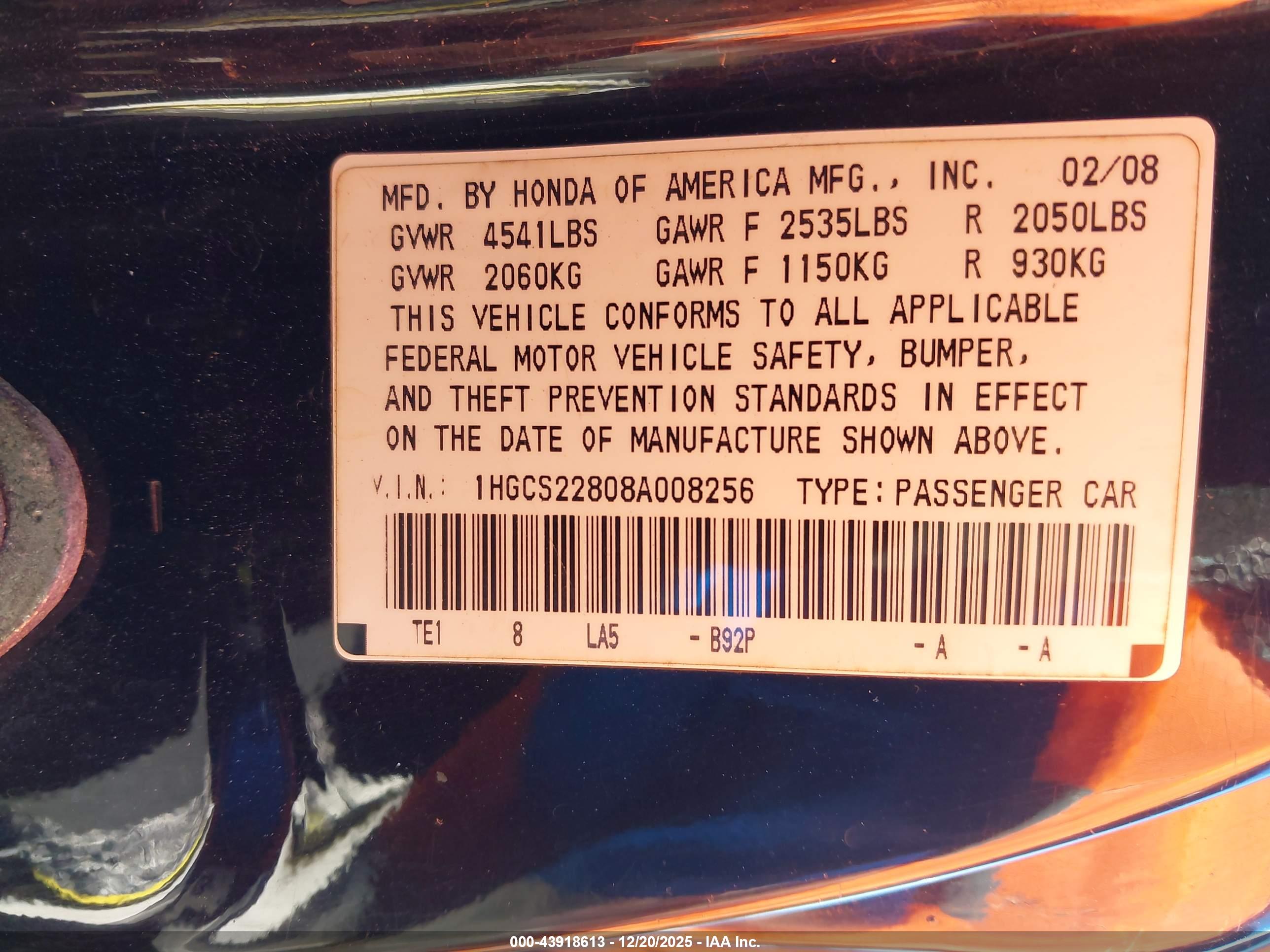HONDA ACCORD image 9