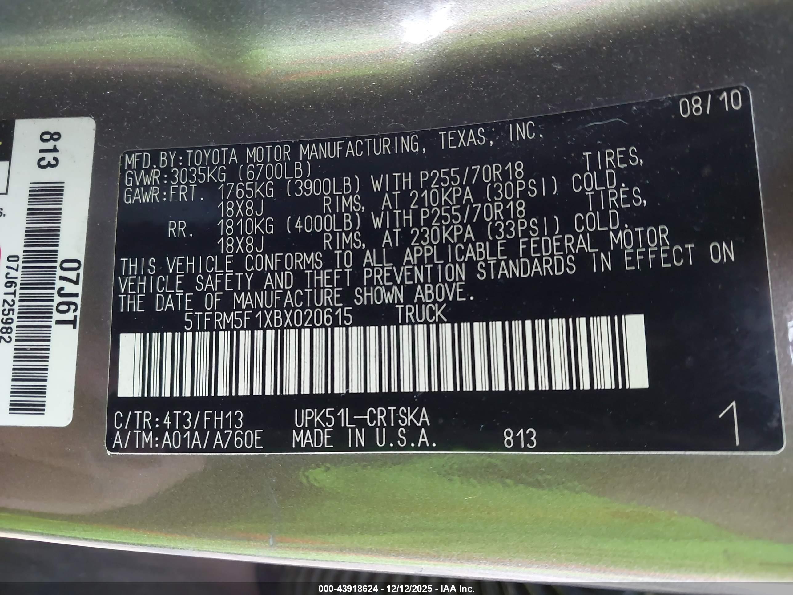 TOYOTA TUNDRA image 9