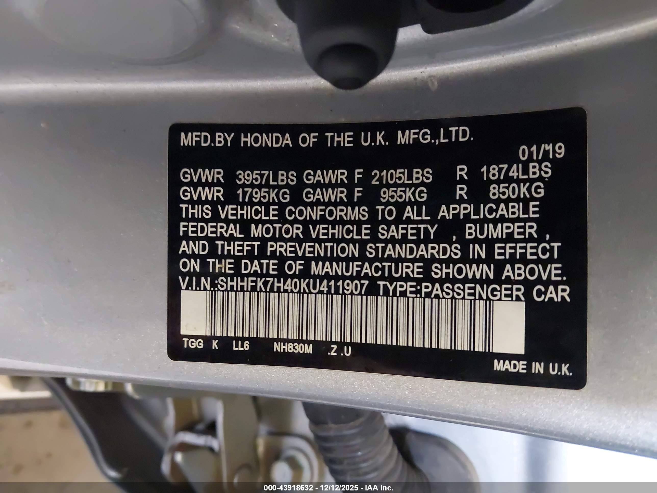 HONDA CIVIC image 9