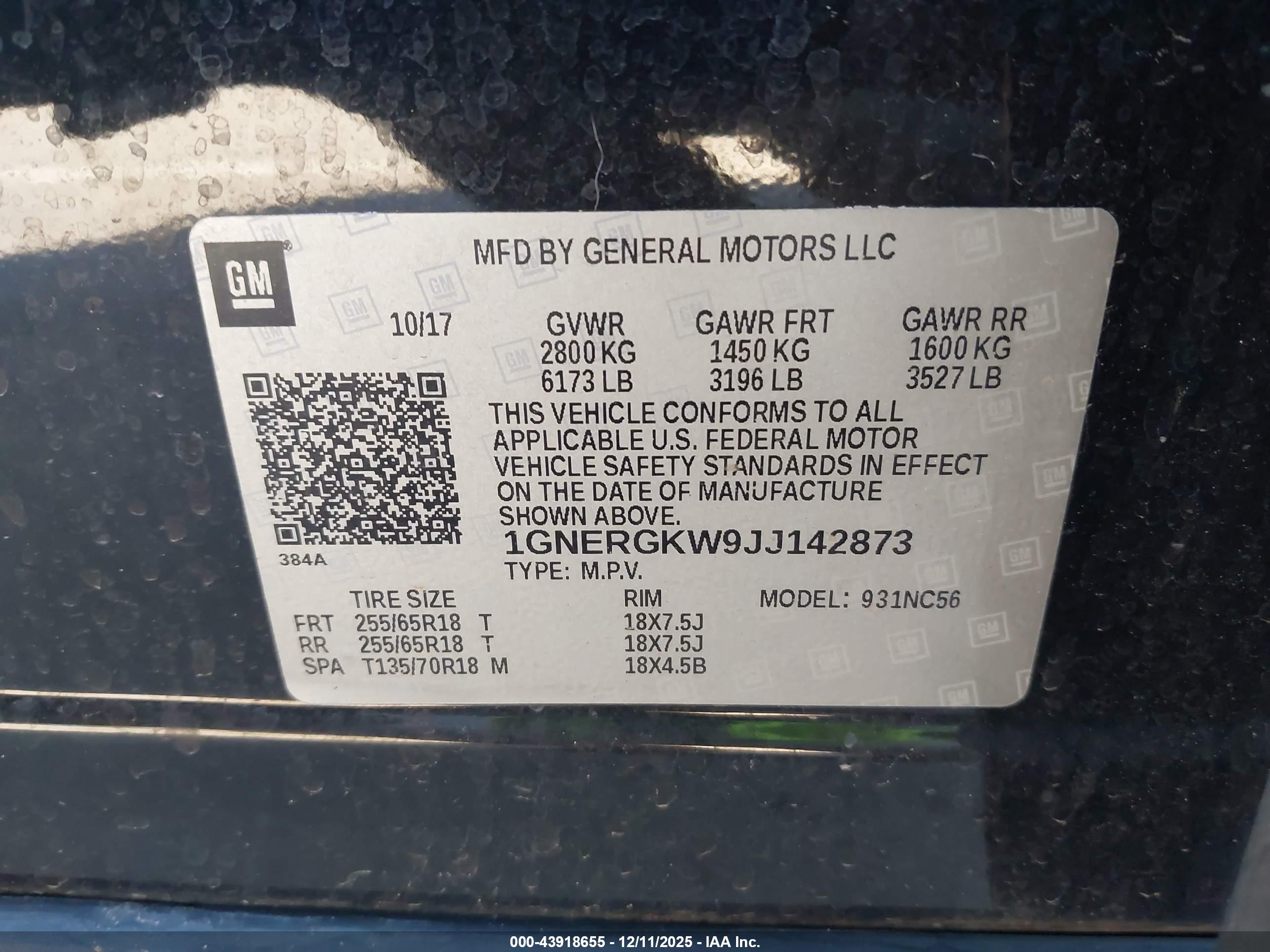 CHEVROLET TRAVERSE image 9