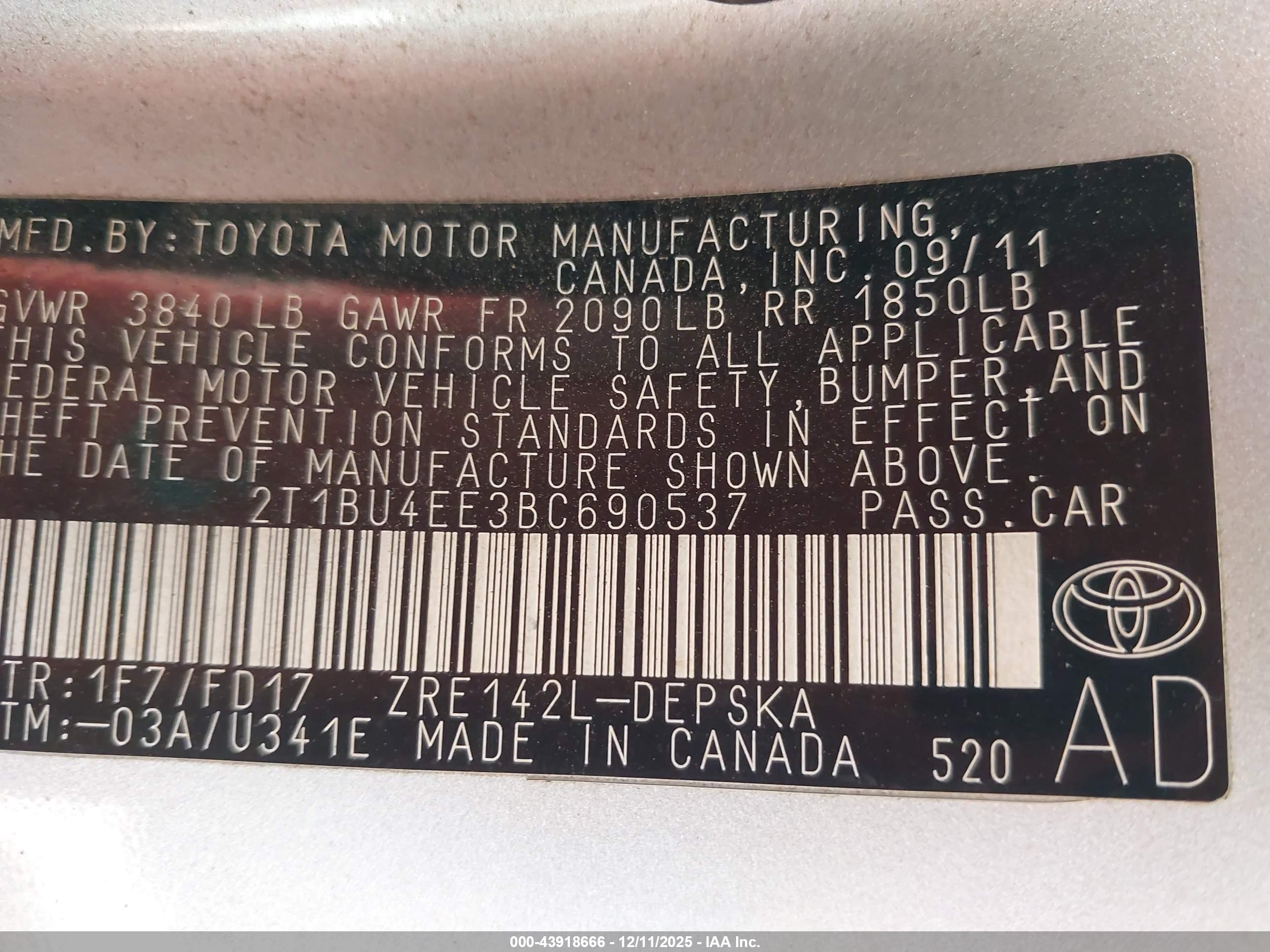TOYOTA COROLLA image 9