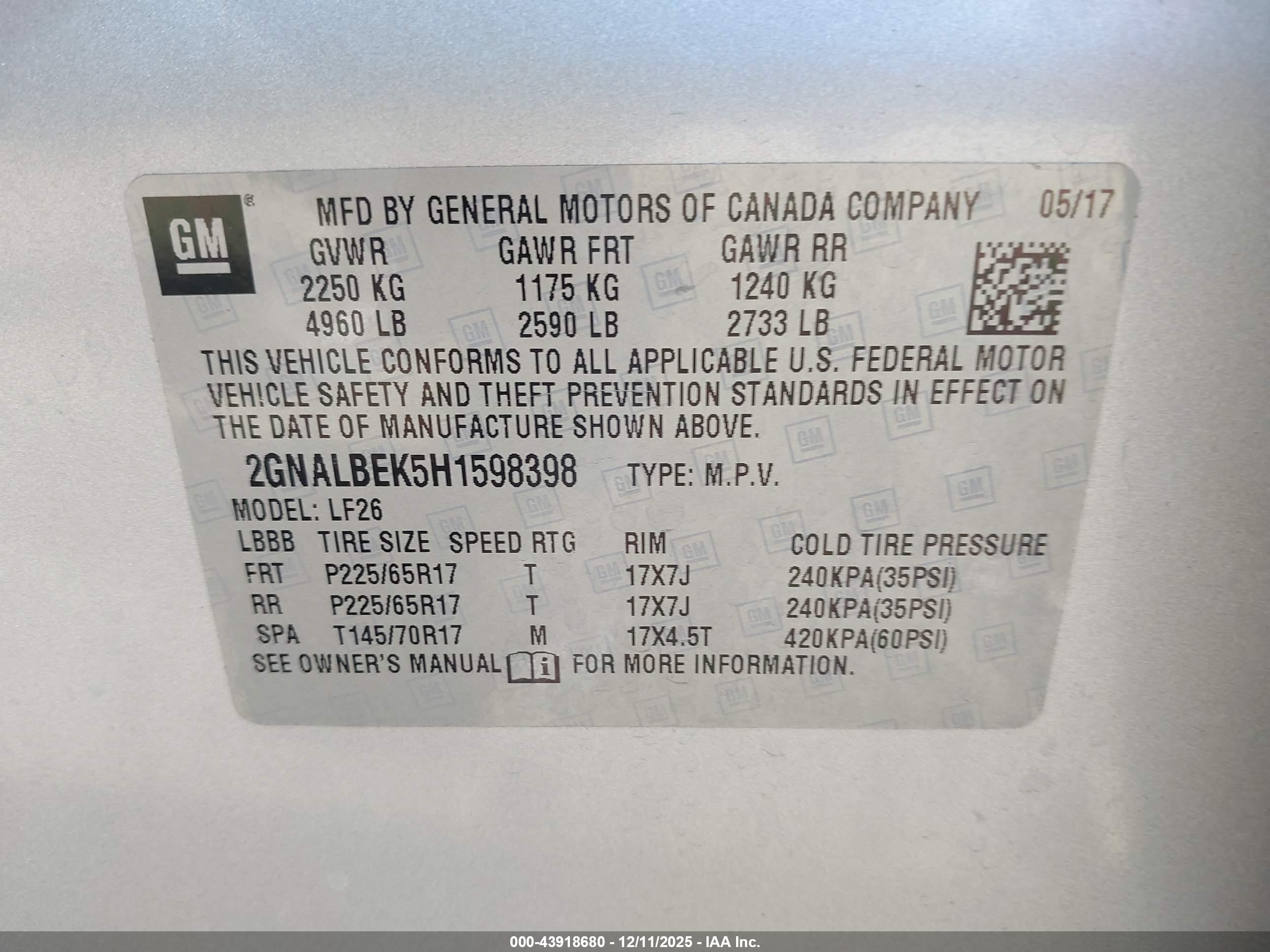 CHEVROLET EQUINOX image 9