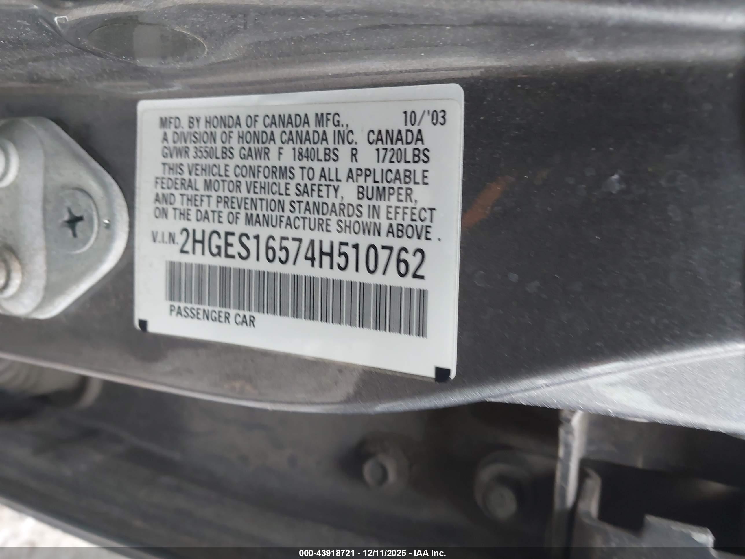 HONDA CIVIC image 9