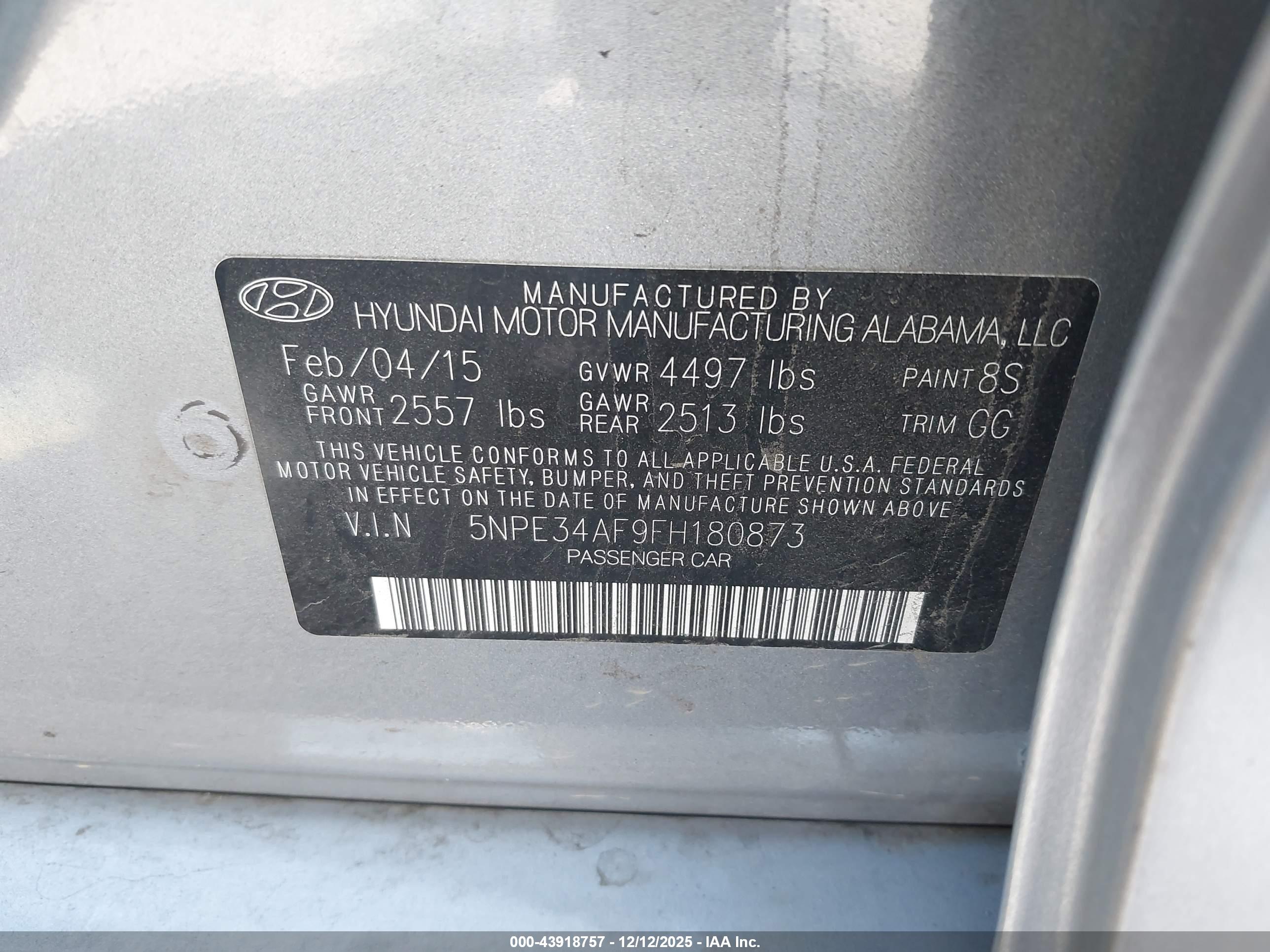 HYUNDAI SONATA image 9