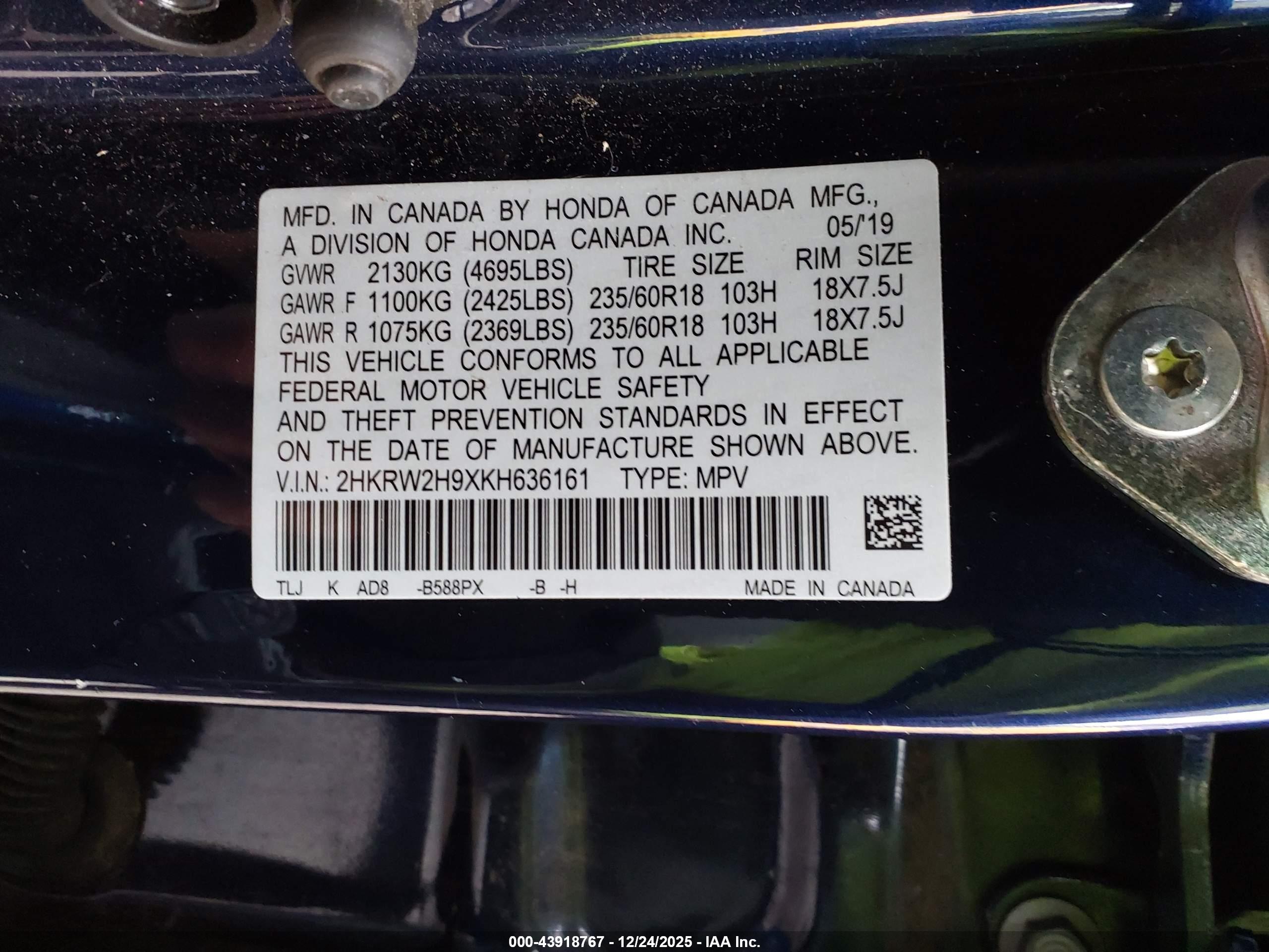 HONDA CR-V image 9