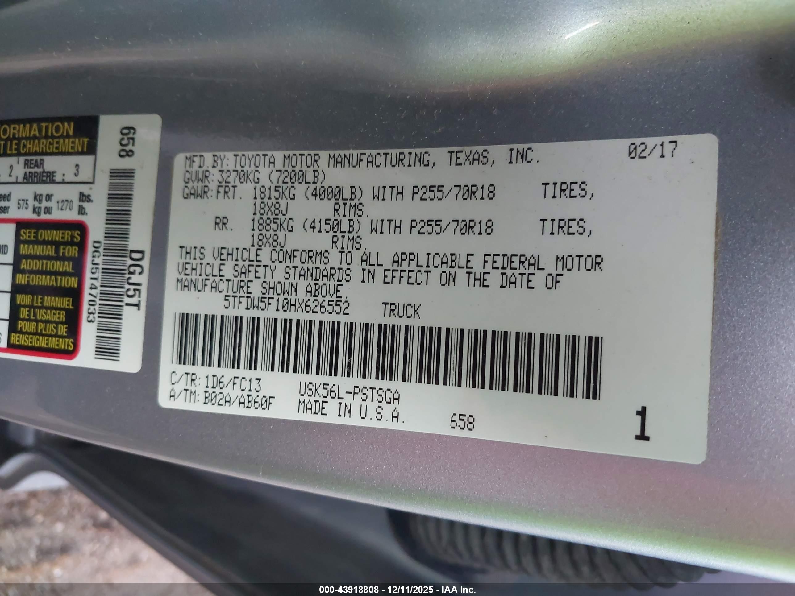 TOYOTA TUNDRA image 9