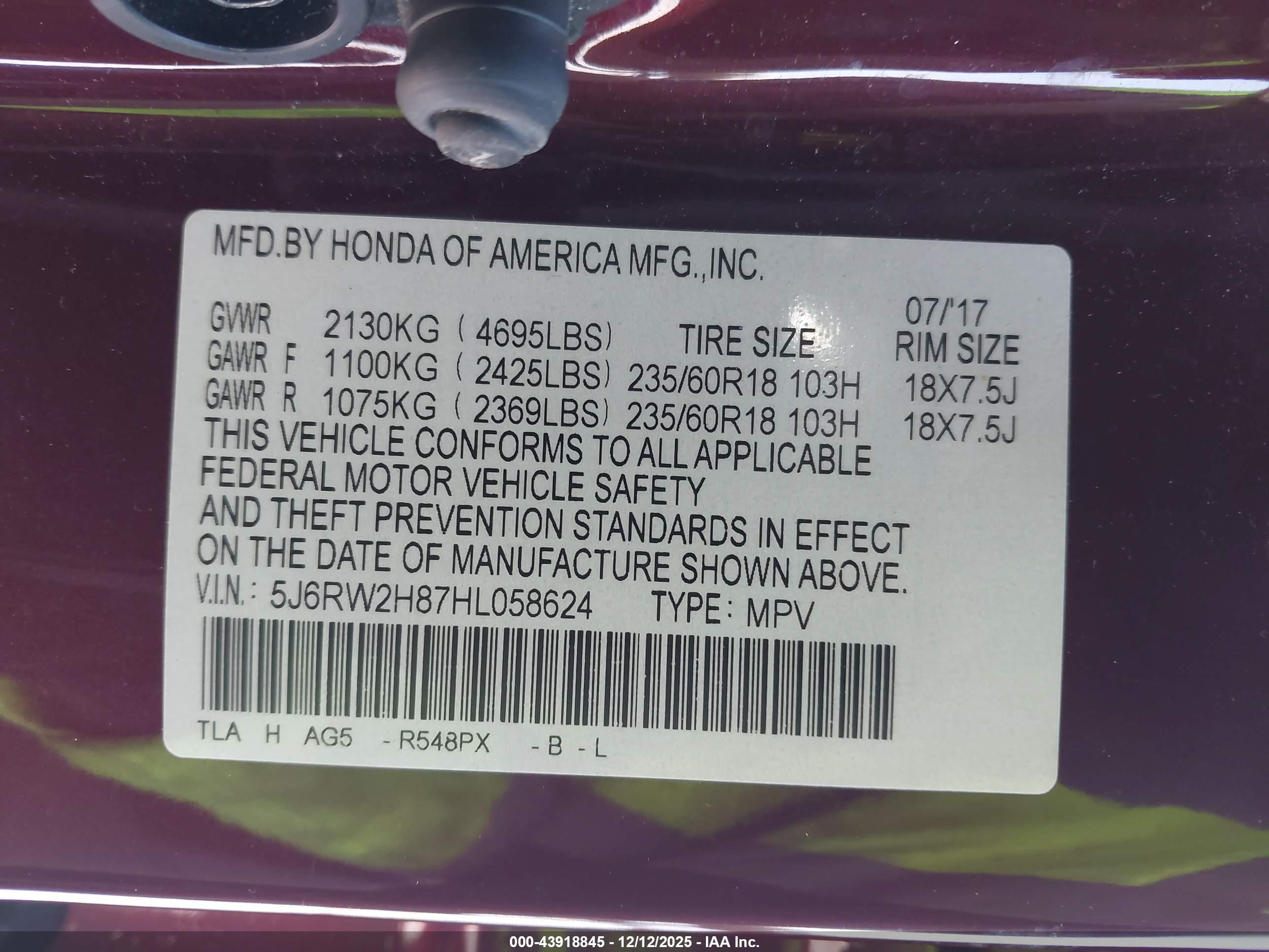HONDA CR-V image 9